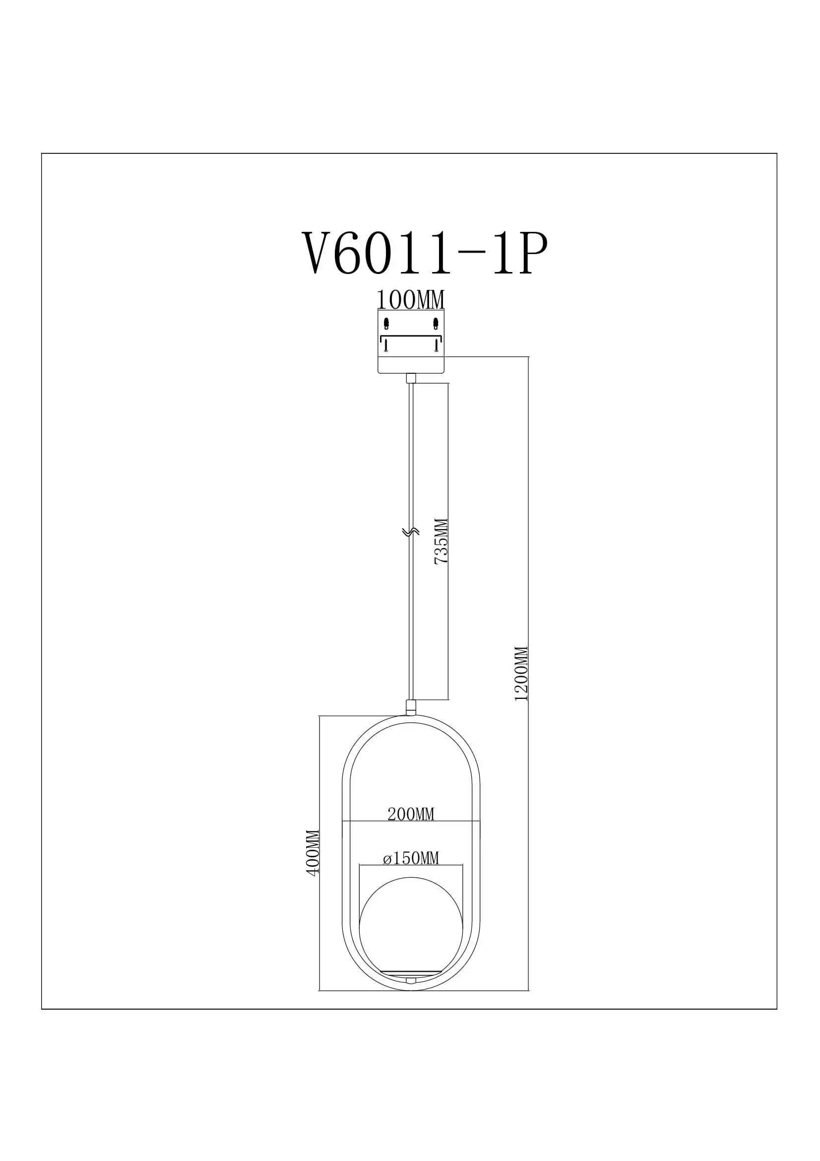 Светильник подвесной Moderli V11586-1P Klaster