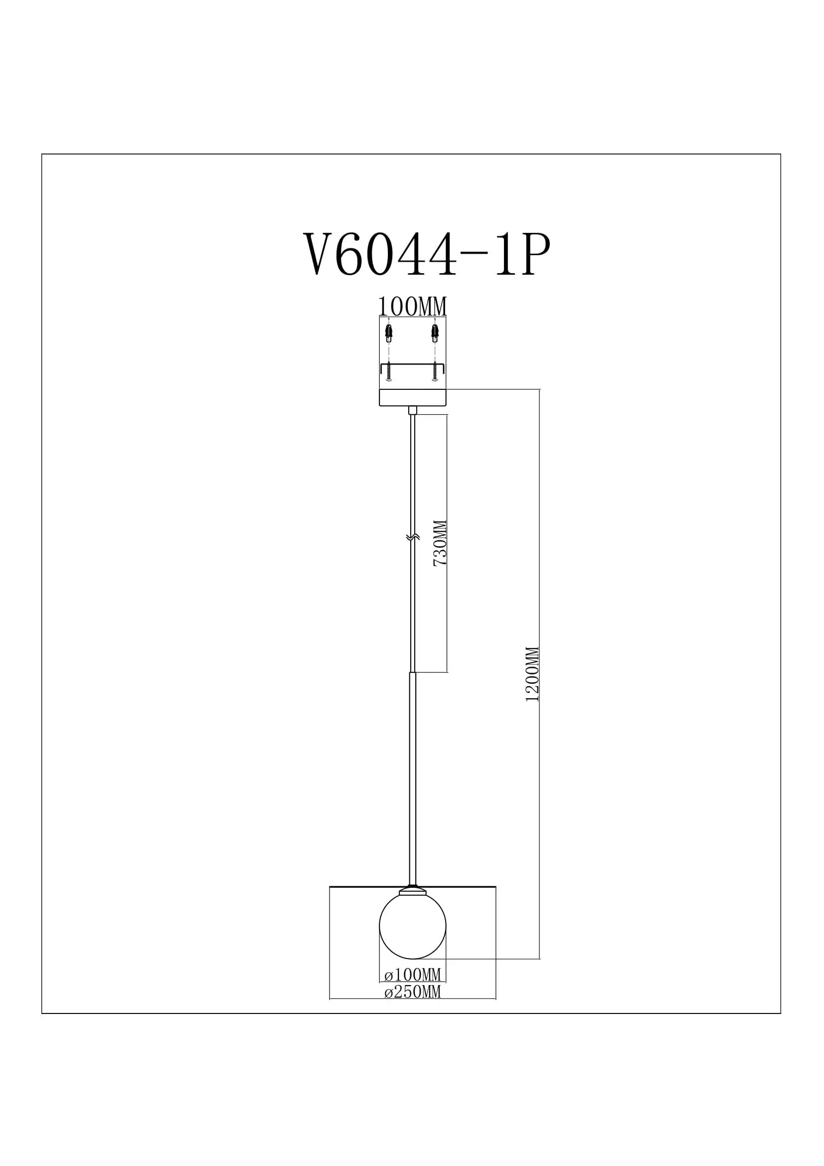 Светильник подвесной Moderli V11572-1P Scrumbel
