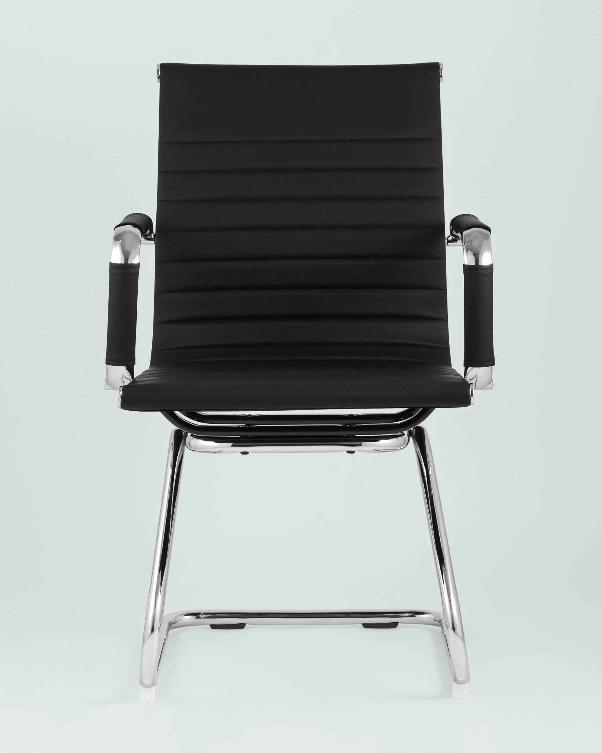 Кресло для посетителей TopChairs Visit черное 2 шт.