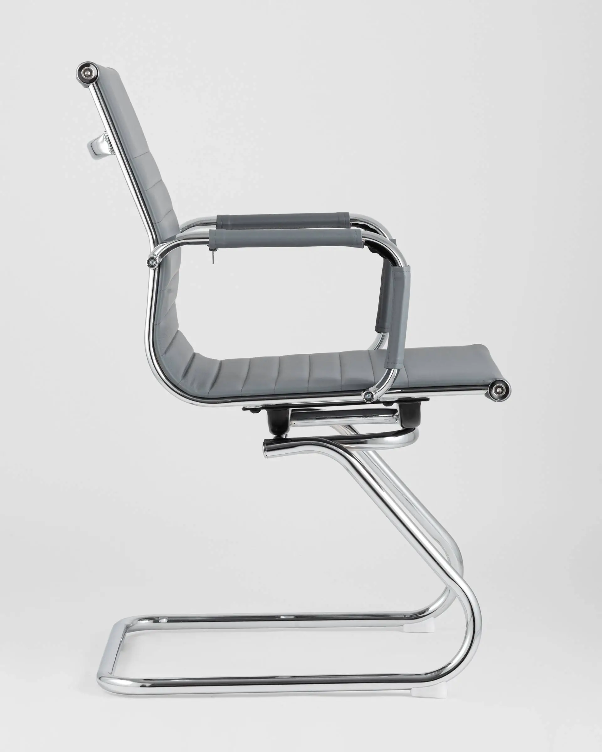 Кресло для посетителей TopChairs Visit серое 2 шт.