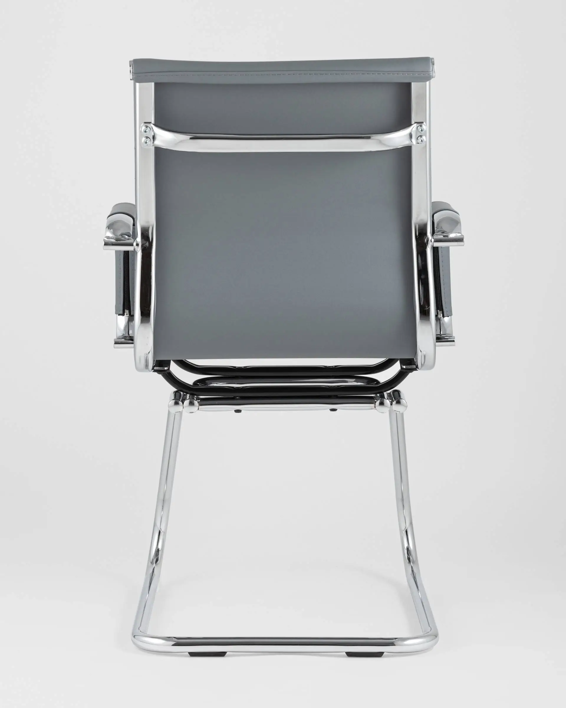 Кресло для посетителей TopChairs Visit серое 2 шт.