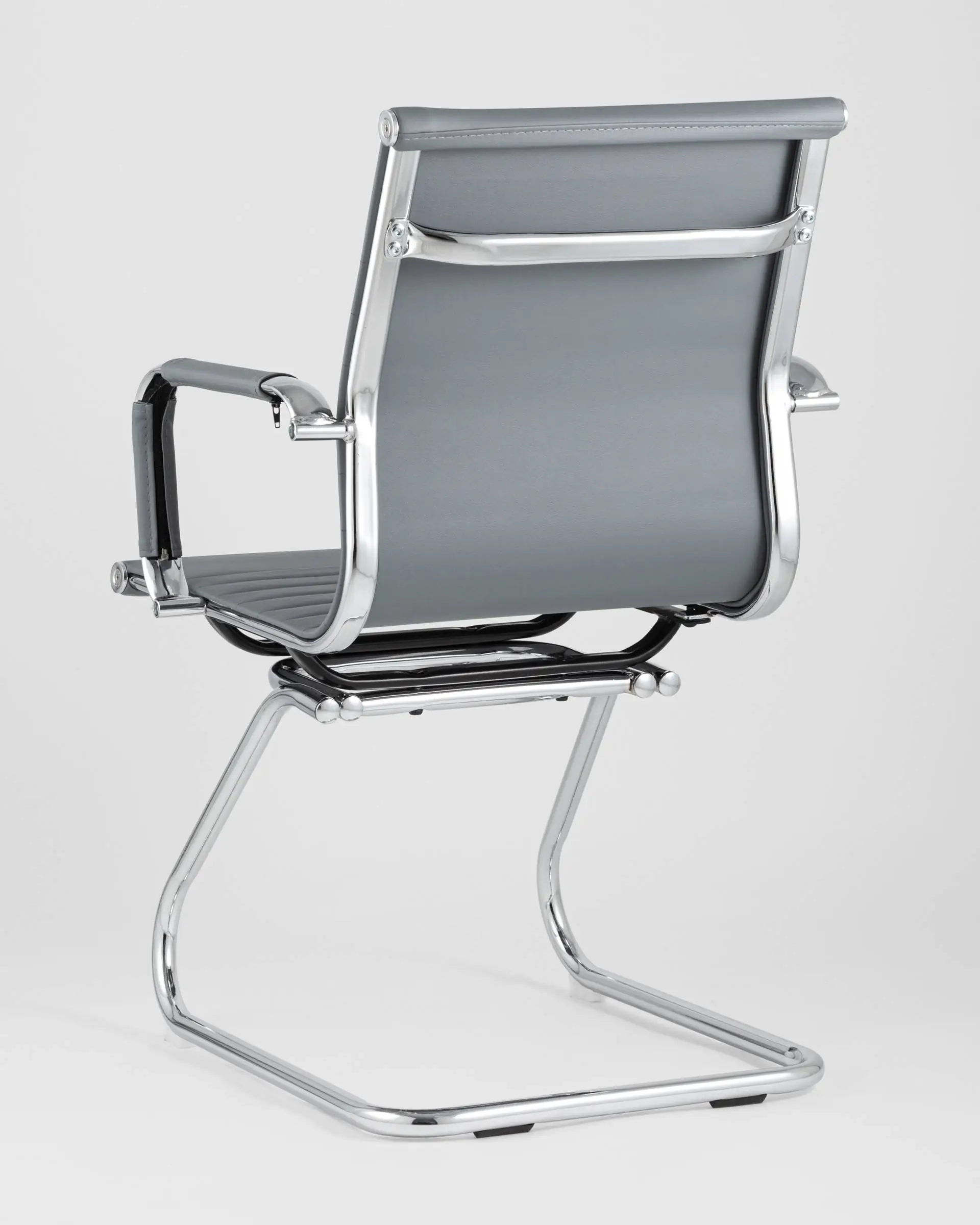 Кресло для посетителей TopChairs Visit серое 2 шт.