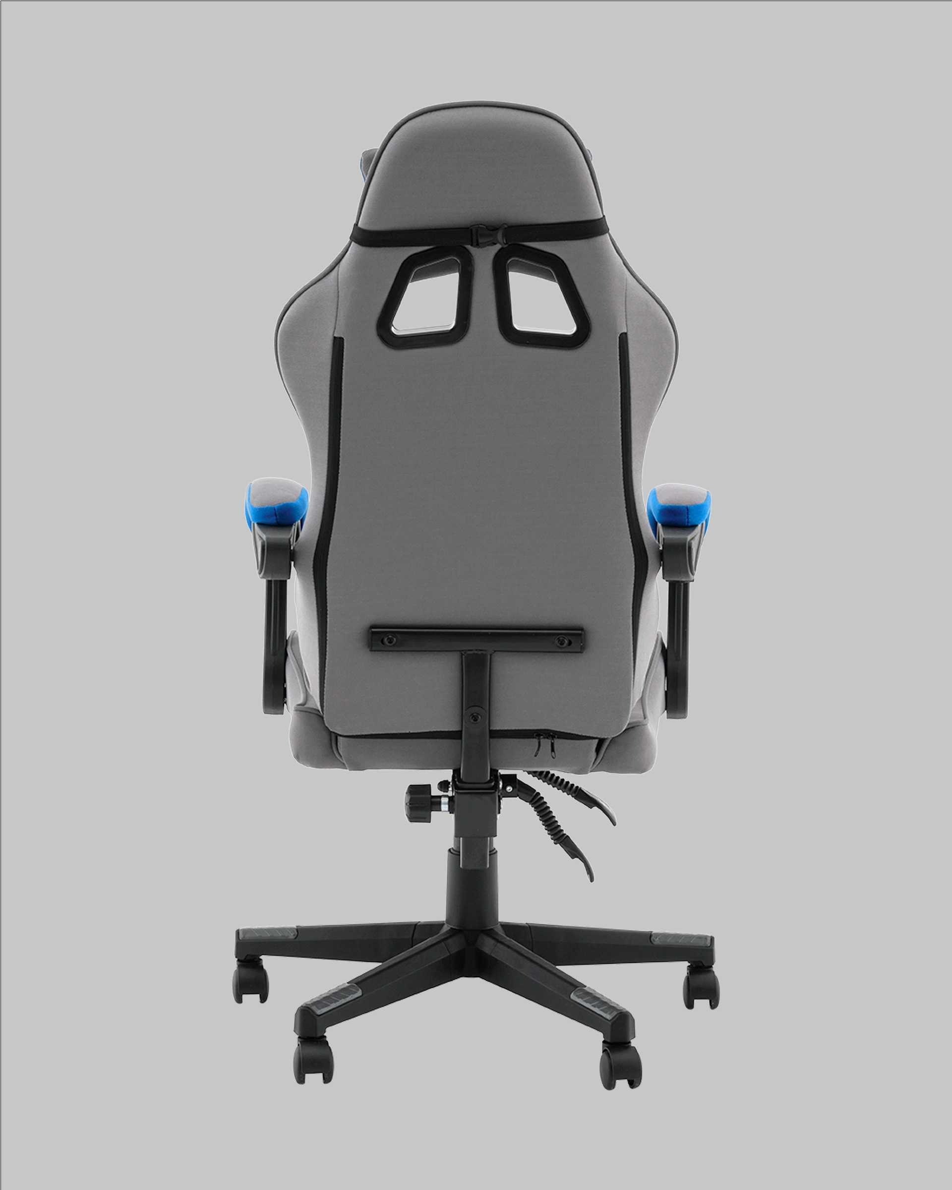 Кресло спортивное TopChairs Phantom серо-голубой