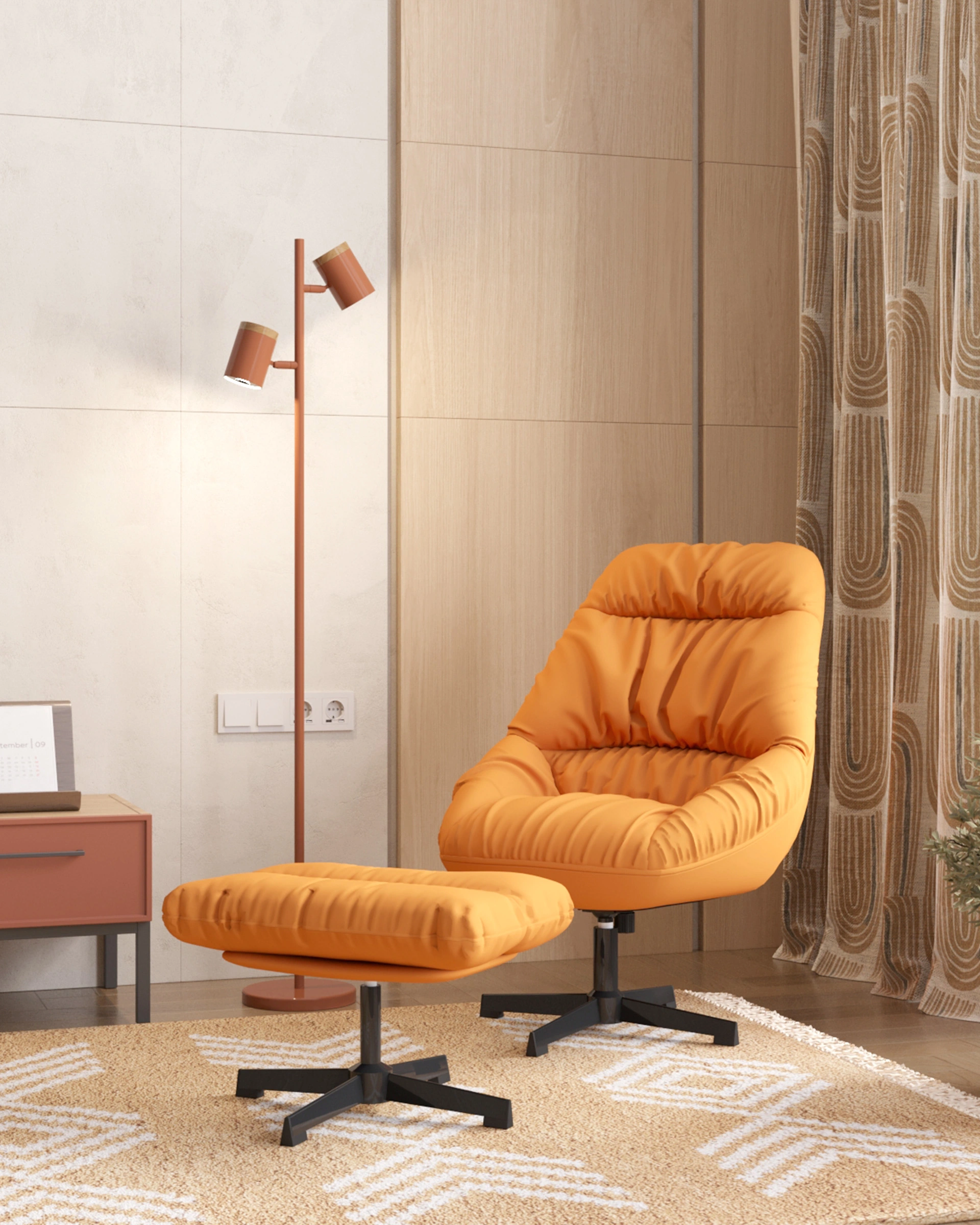 Торшер Moderli V11289-2F Asheswood