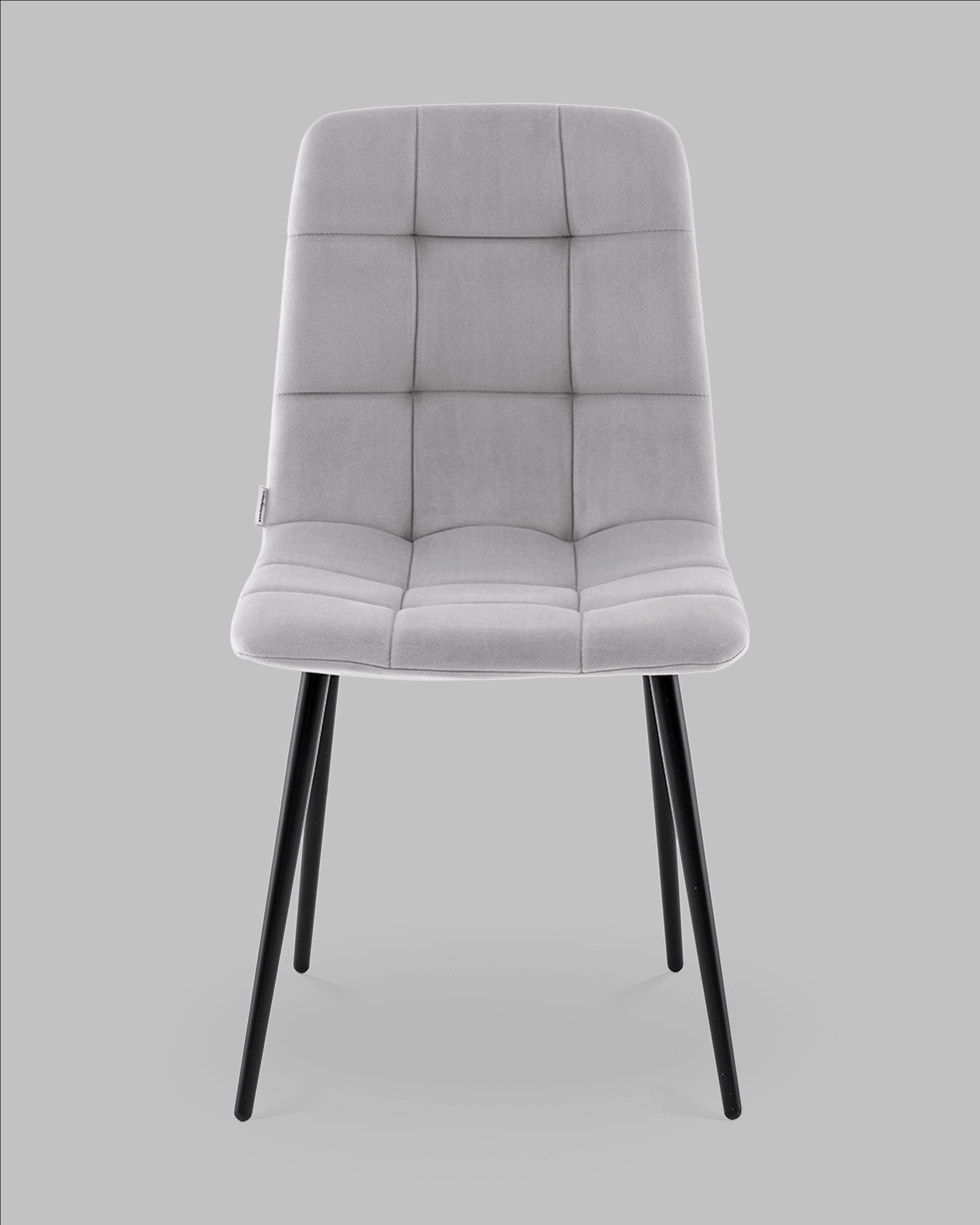 Стул Одди NEW велюр светло-серый