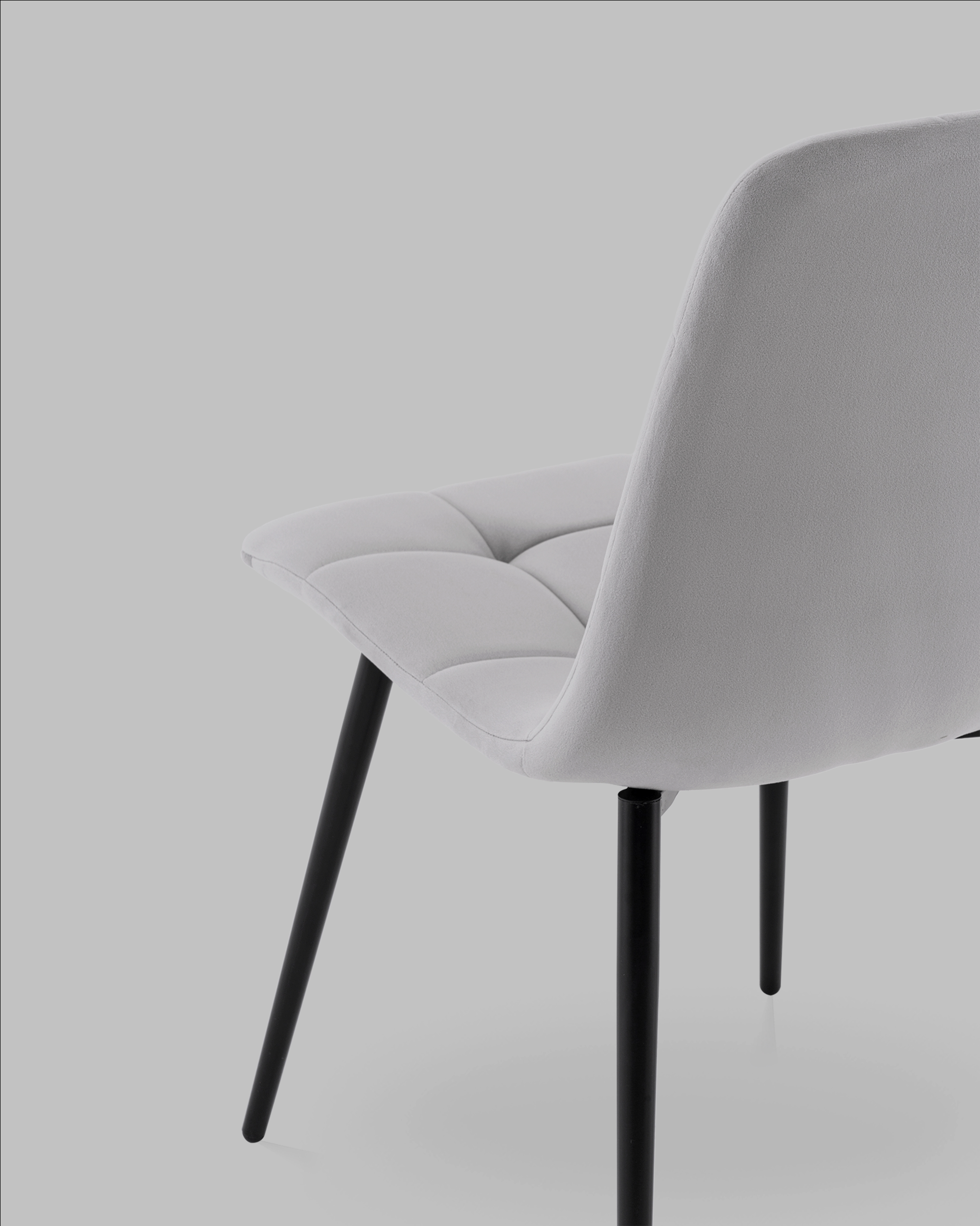 Стул Одди NEW велюр светло-серый