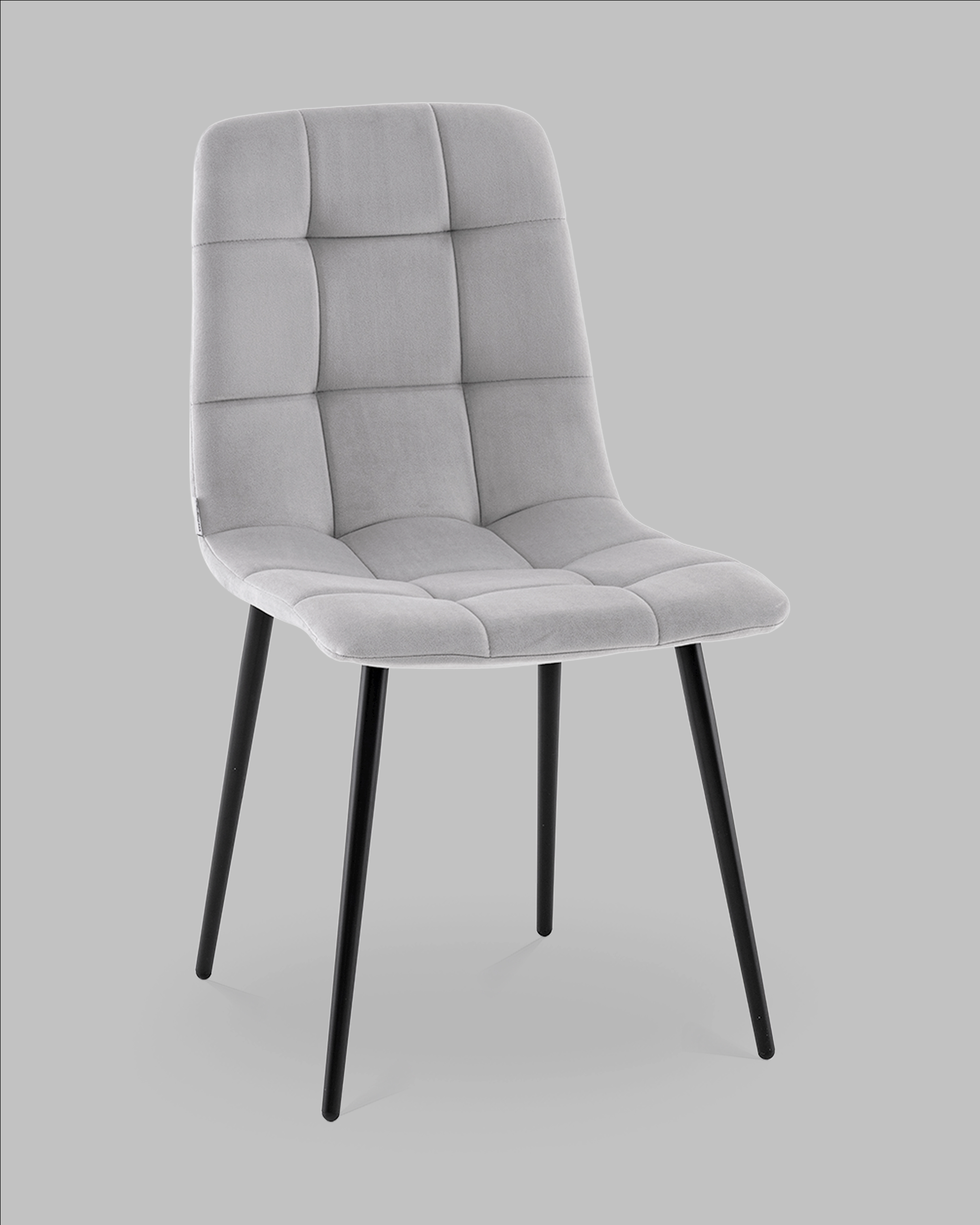 Стул Одди NEW велюр светло-серый