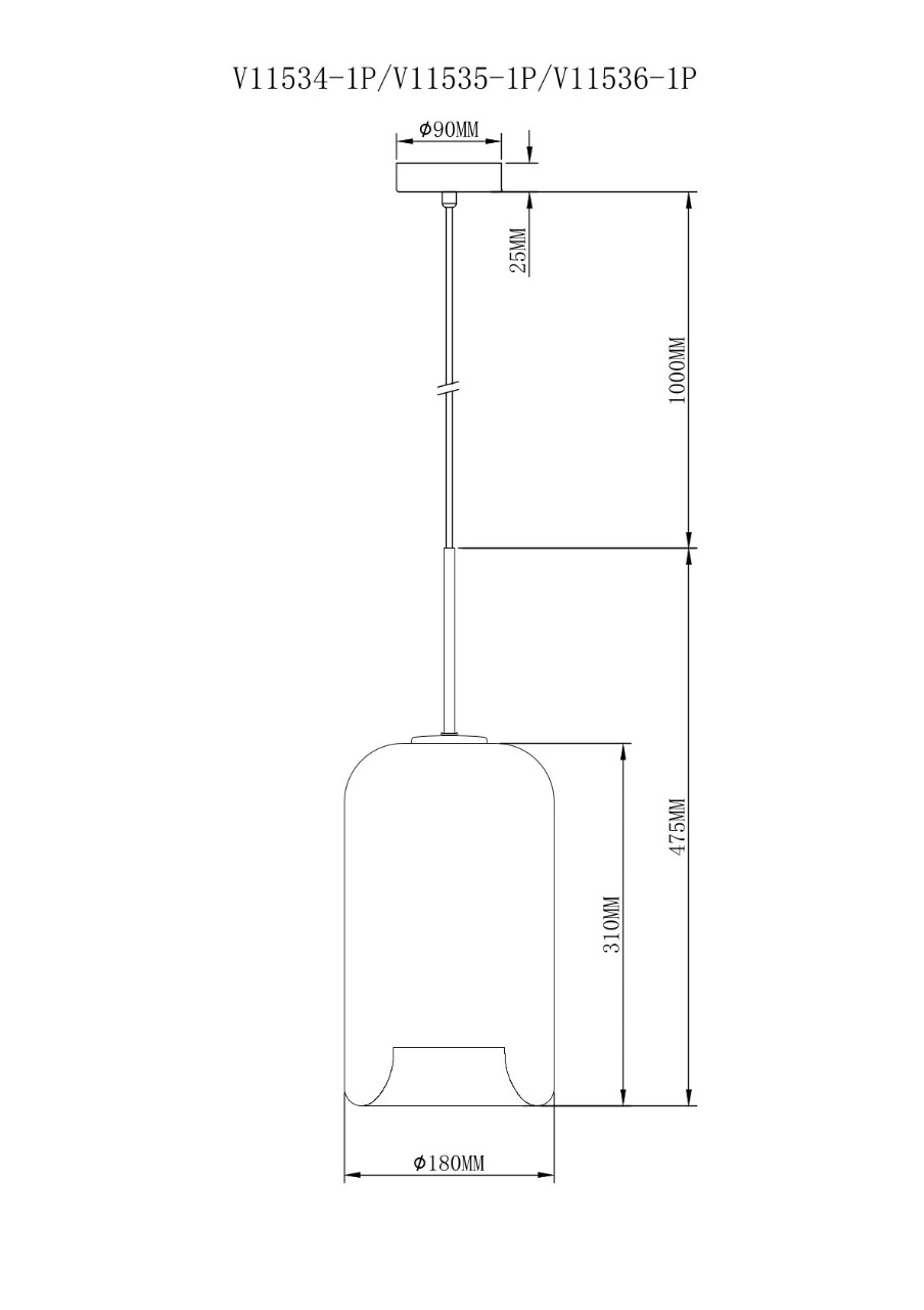 Подвесной светильник Moderli V2140-P Scrum