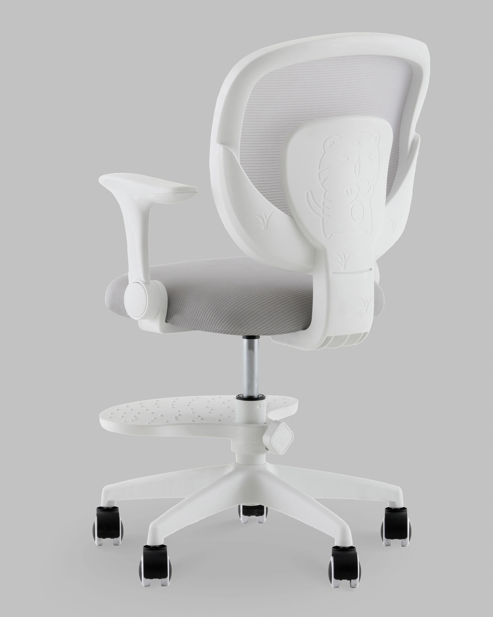 Кресло компьютерное детское TopChairs Mila серый