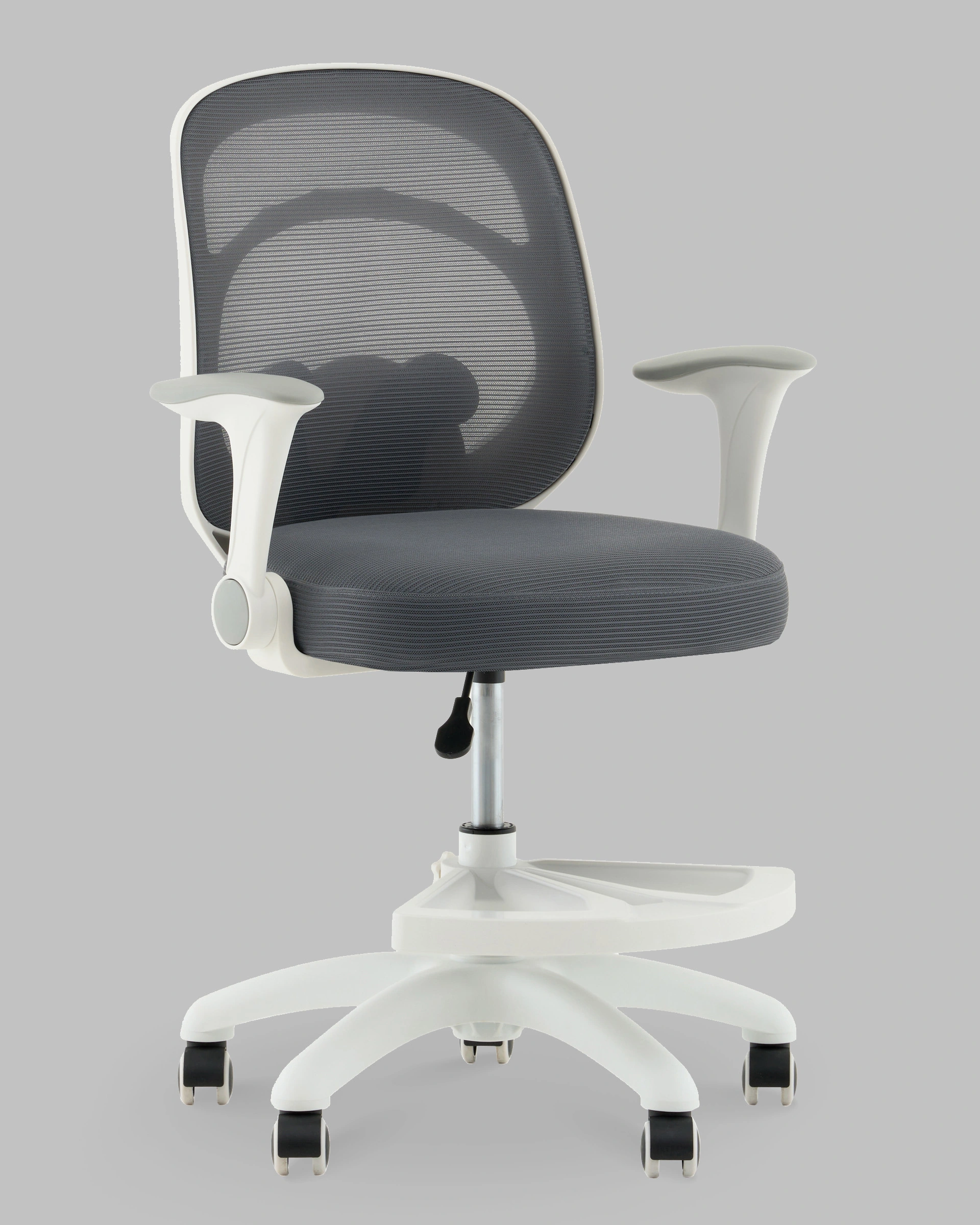 Кресло компьютерное детское TopChairs Panda серый