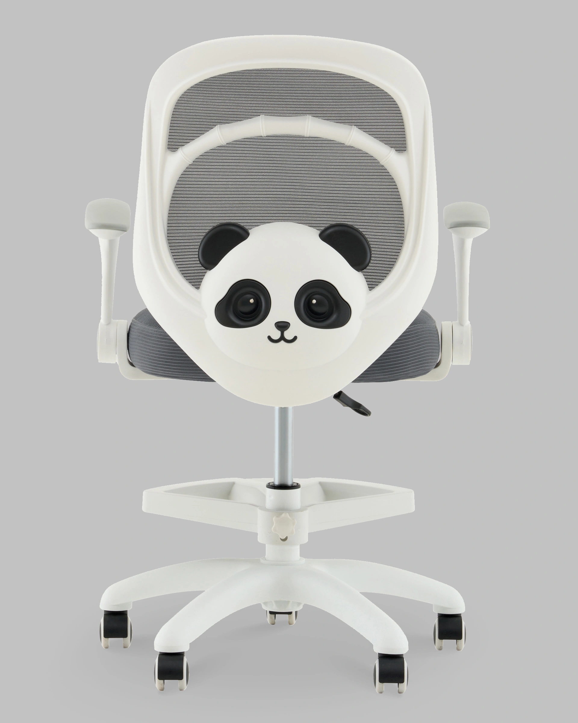 Кресло компьютерное детское TopChairs Panda серый