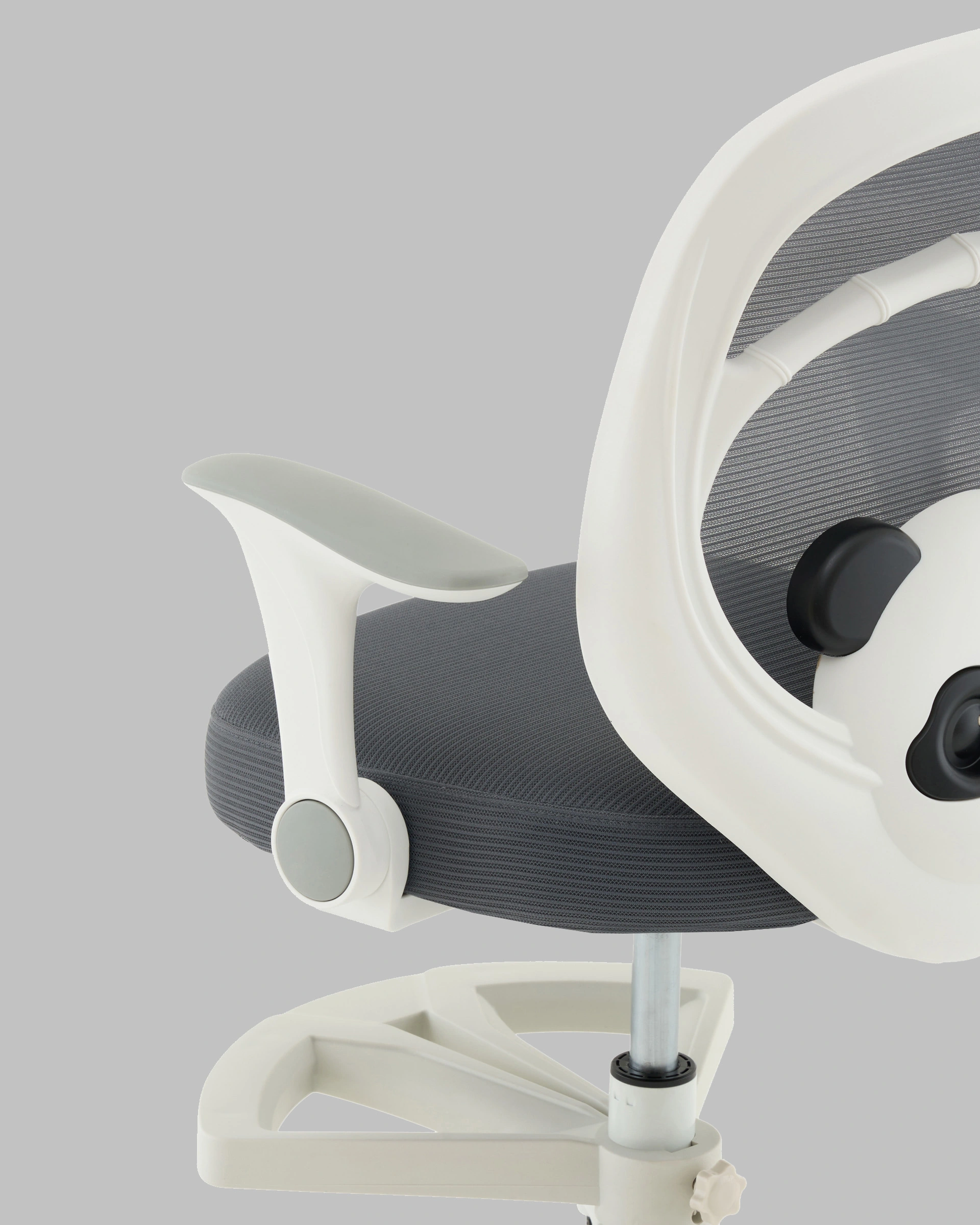 Кресло компьютерное детское TopChairs Panda серый