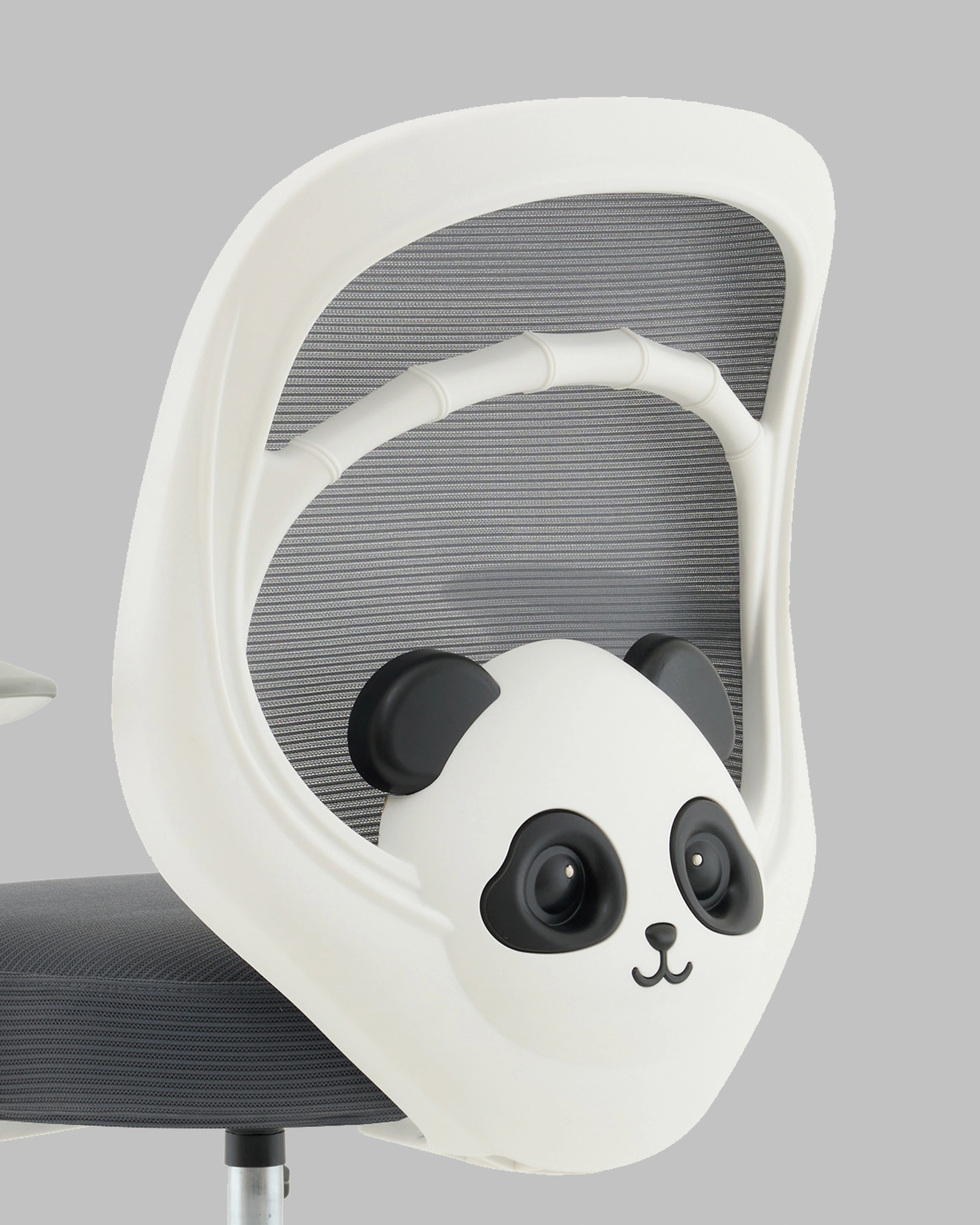 Кресло компьютерное детское TopChairs Panda серый