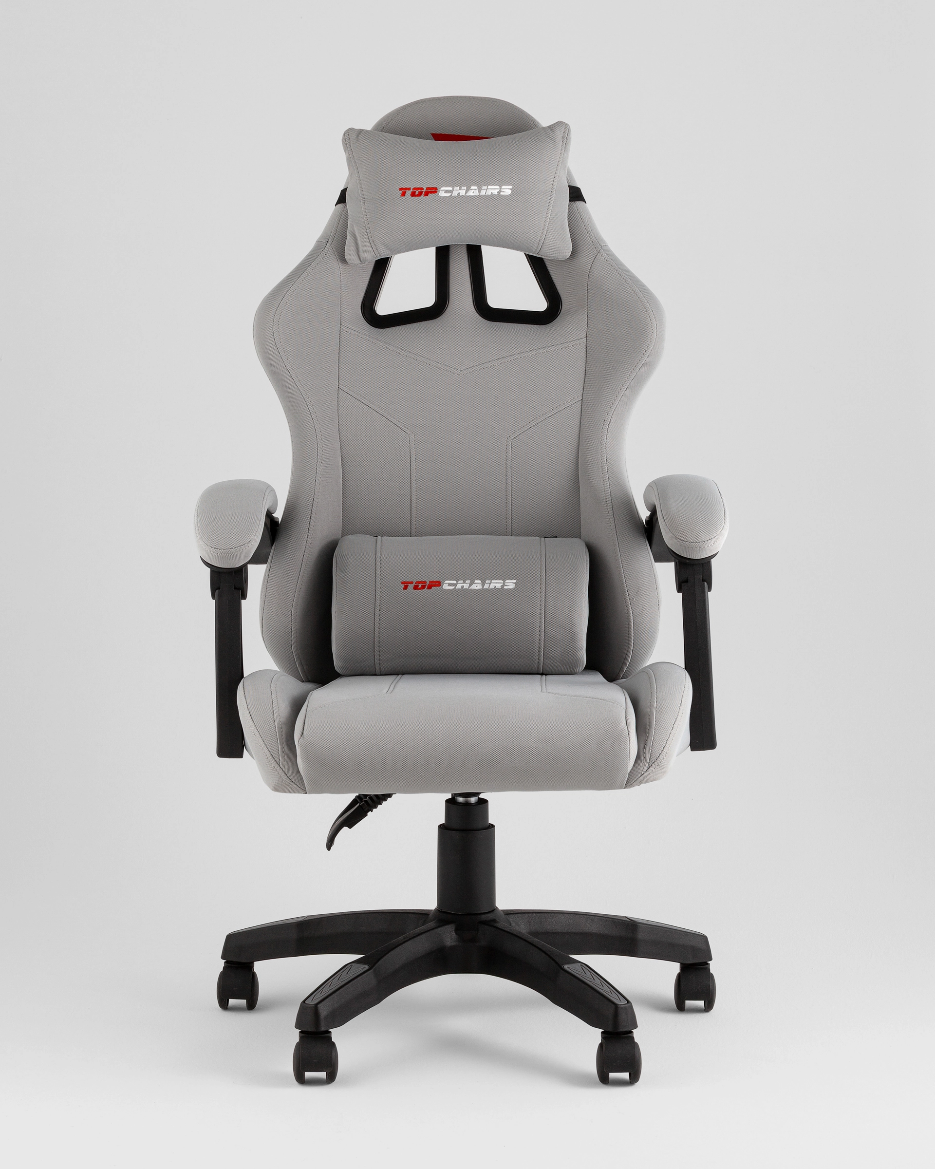 Кресло спортивное TopChairs Druid серый ткань