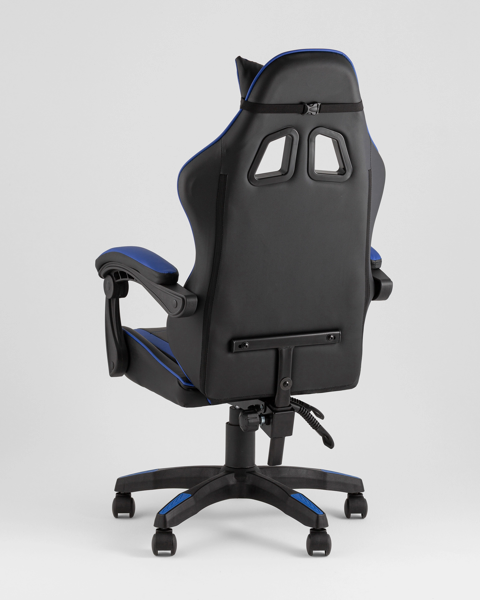 Кресло спортивное TopChairs Shadow черно-синий