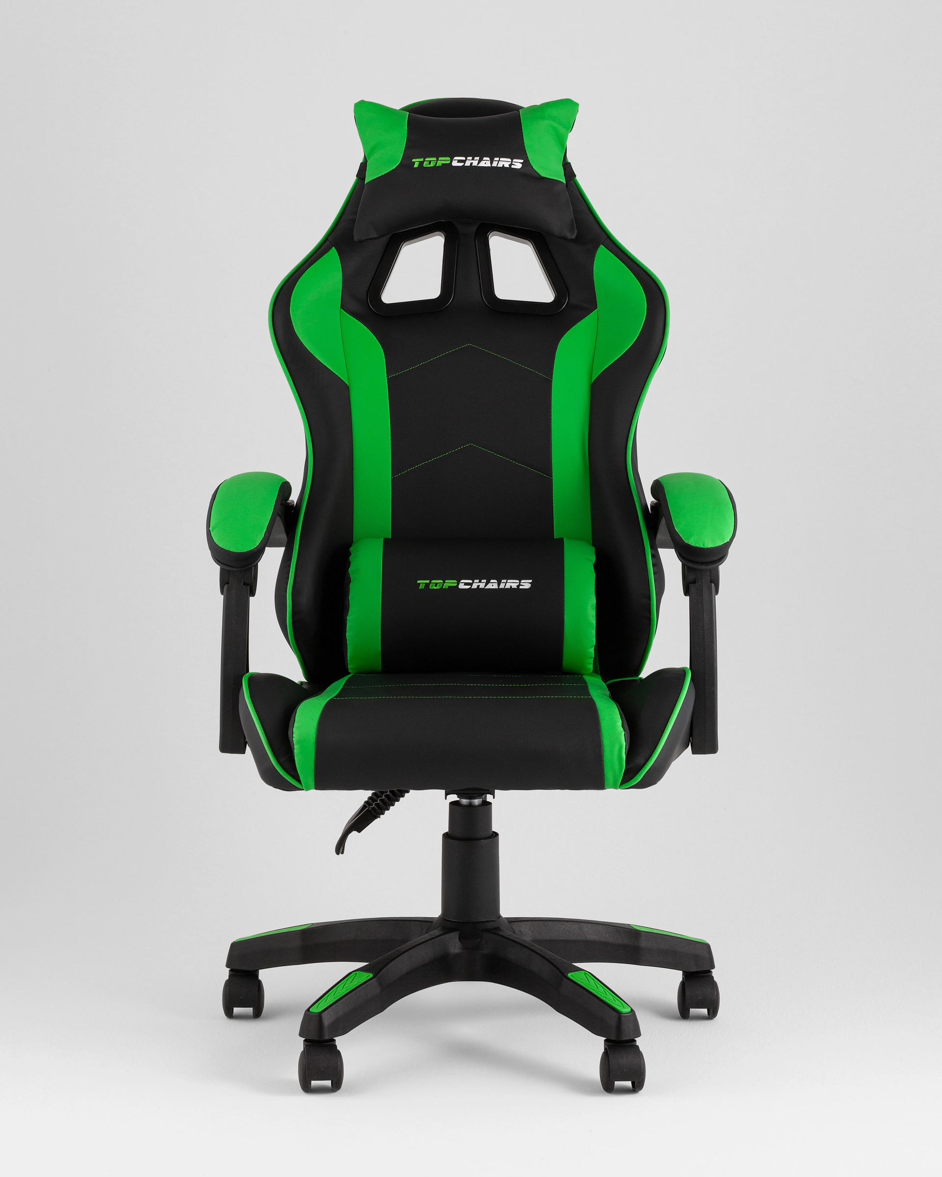 Кресло спортивное TopChairs Shadow черно-зеленый