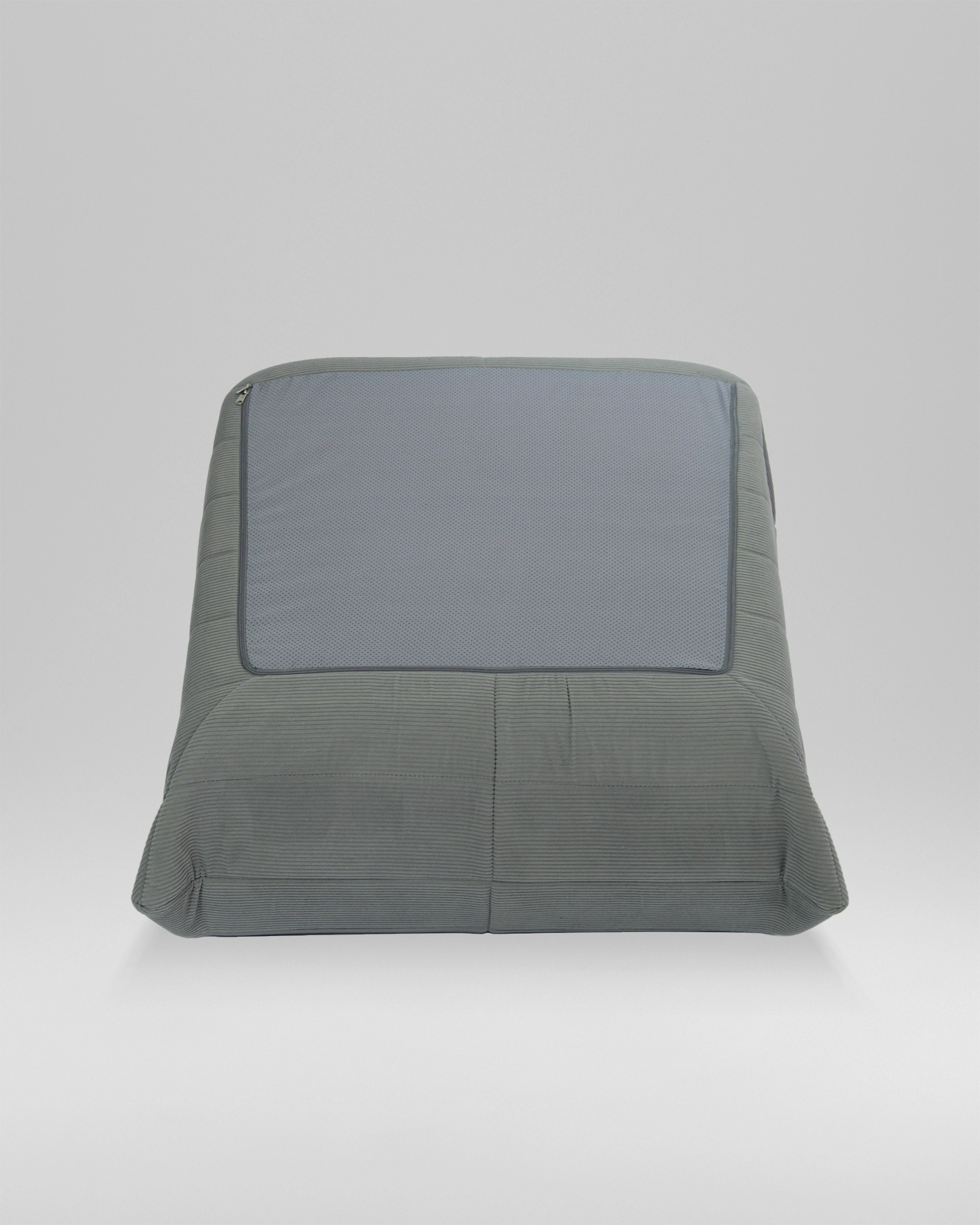 Кресло ZipSeat вельвет серый