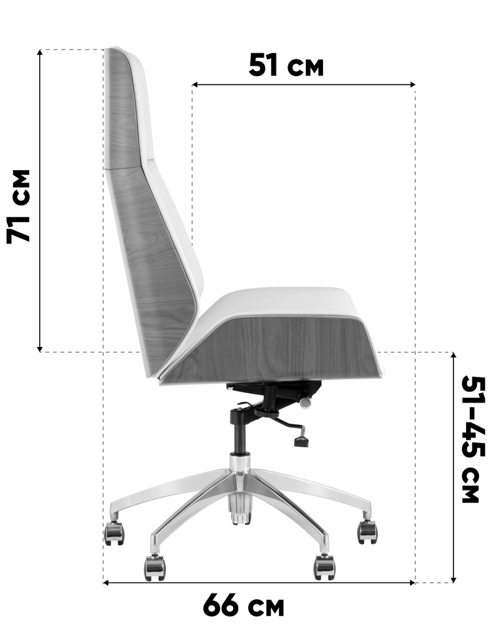 Кресло руководителя TopChairs Crown SN черный