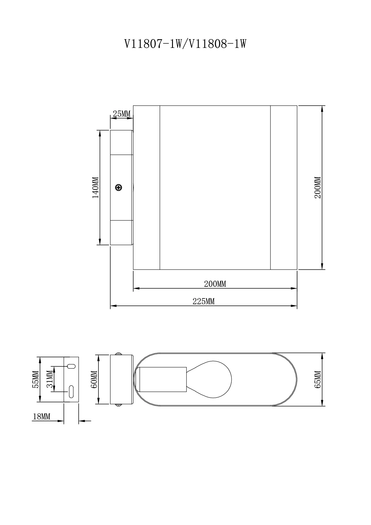 Светильник настенный Moderli V11808-1W Metalicana