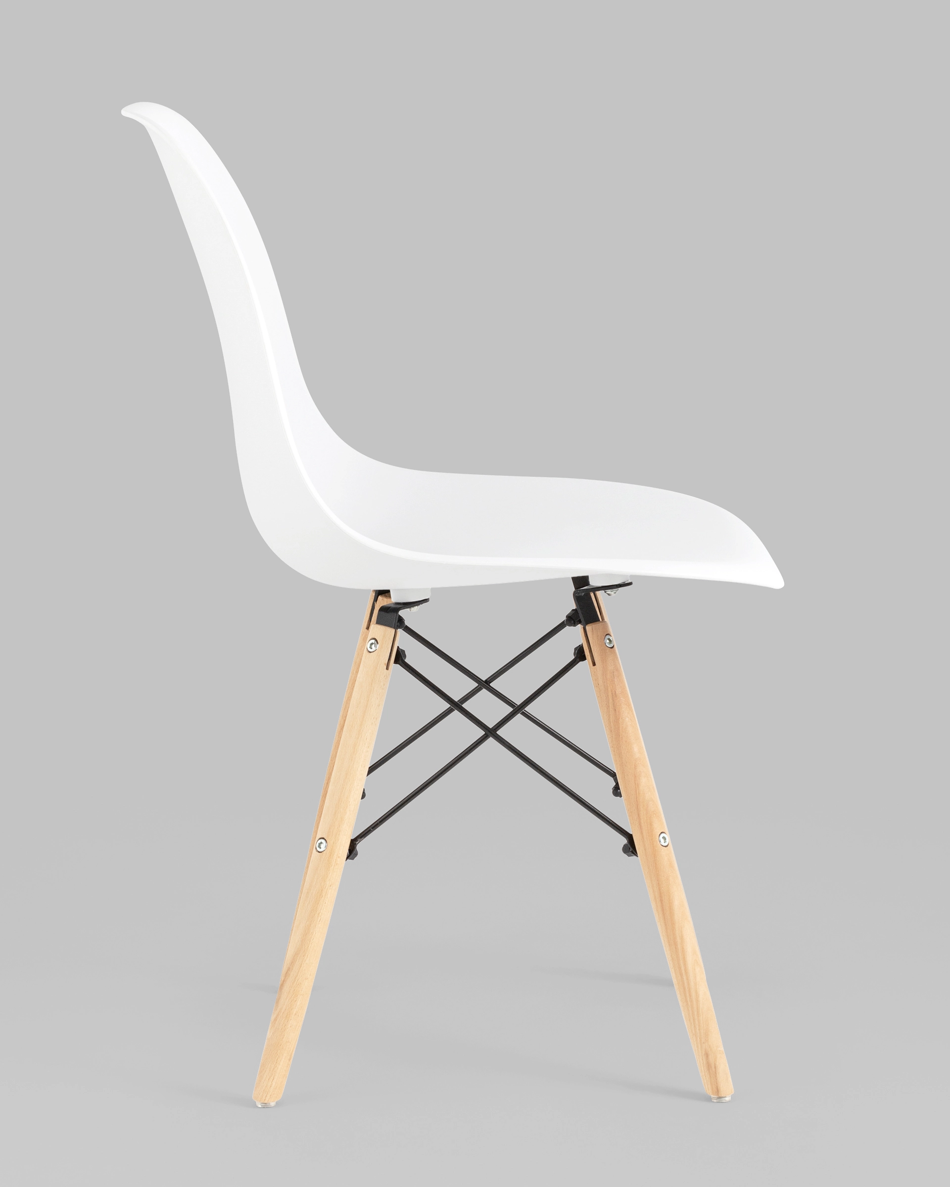 Стул DSW белый (разборный каркас)