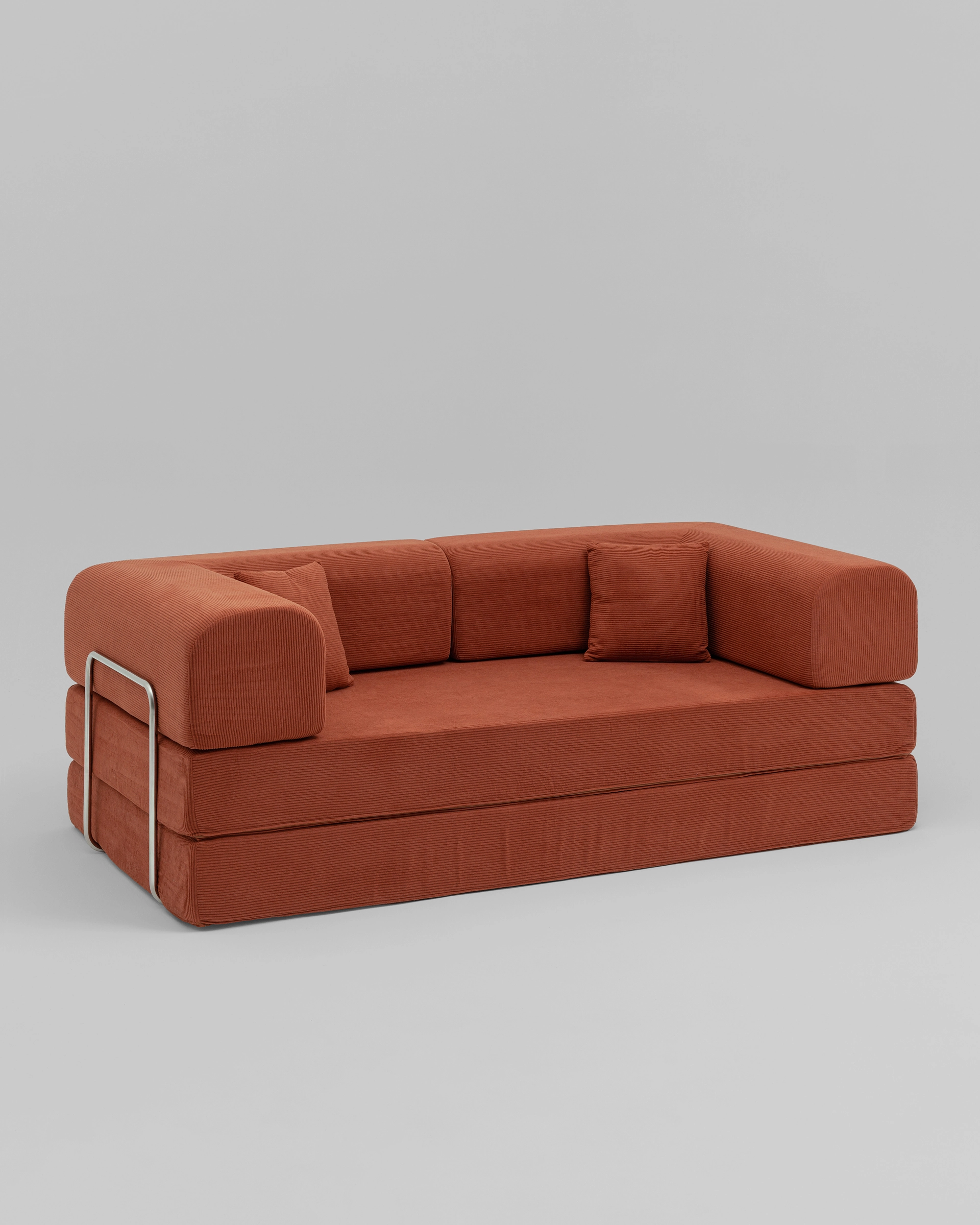 Диван SnapSofa вельвет оранжевый