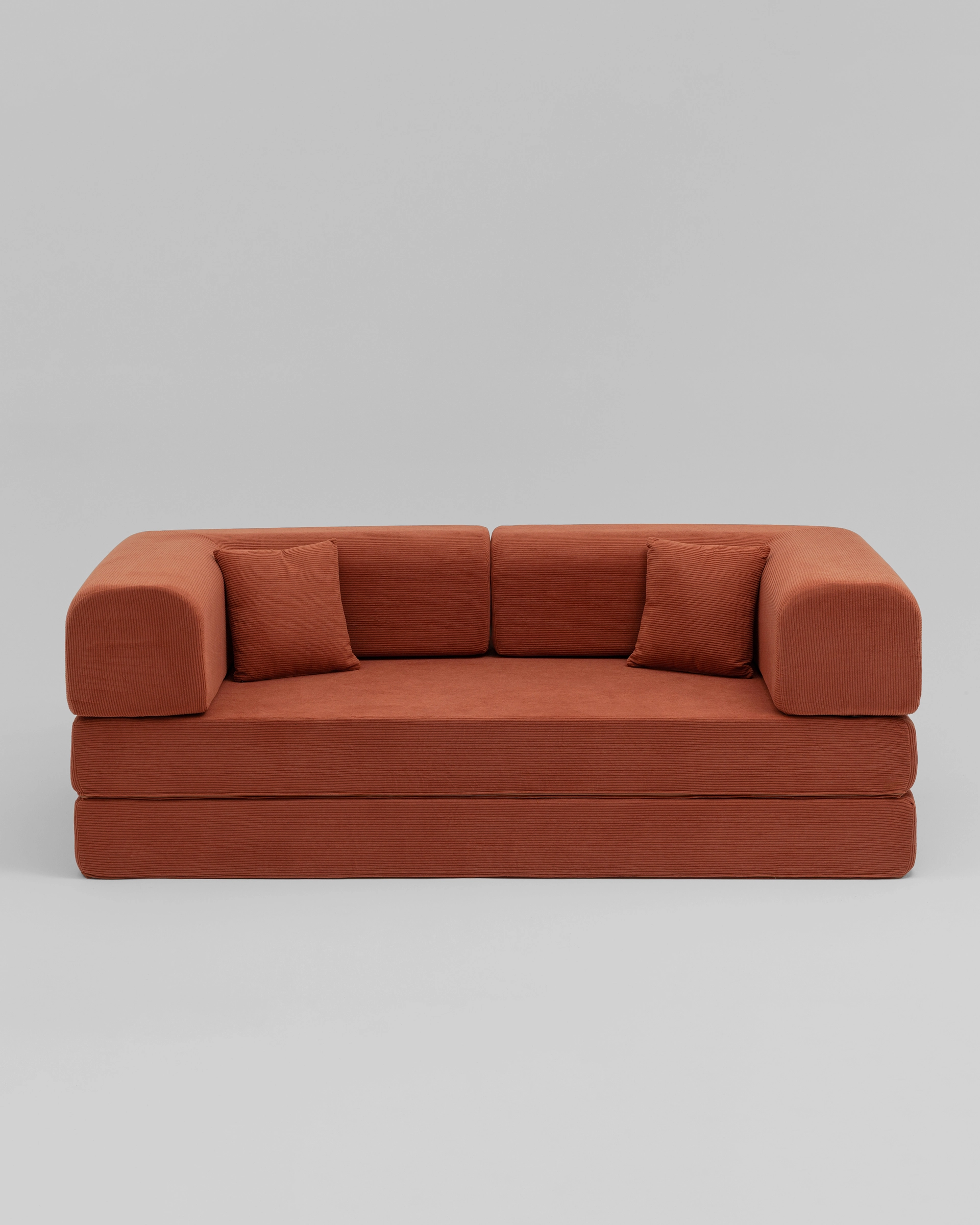 Диван SnapSofa вельвет оранжевый