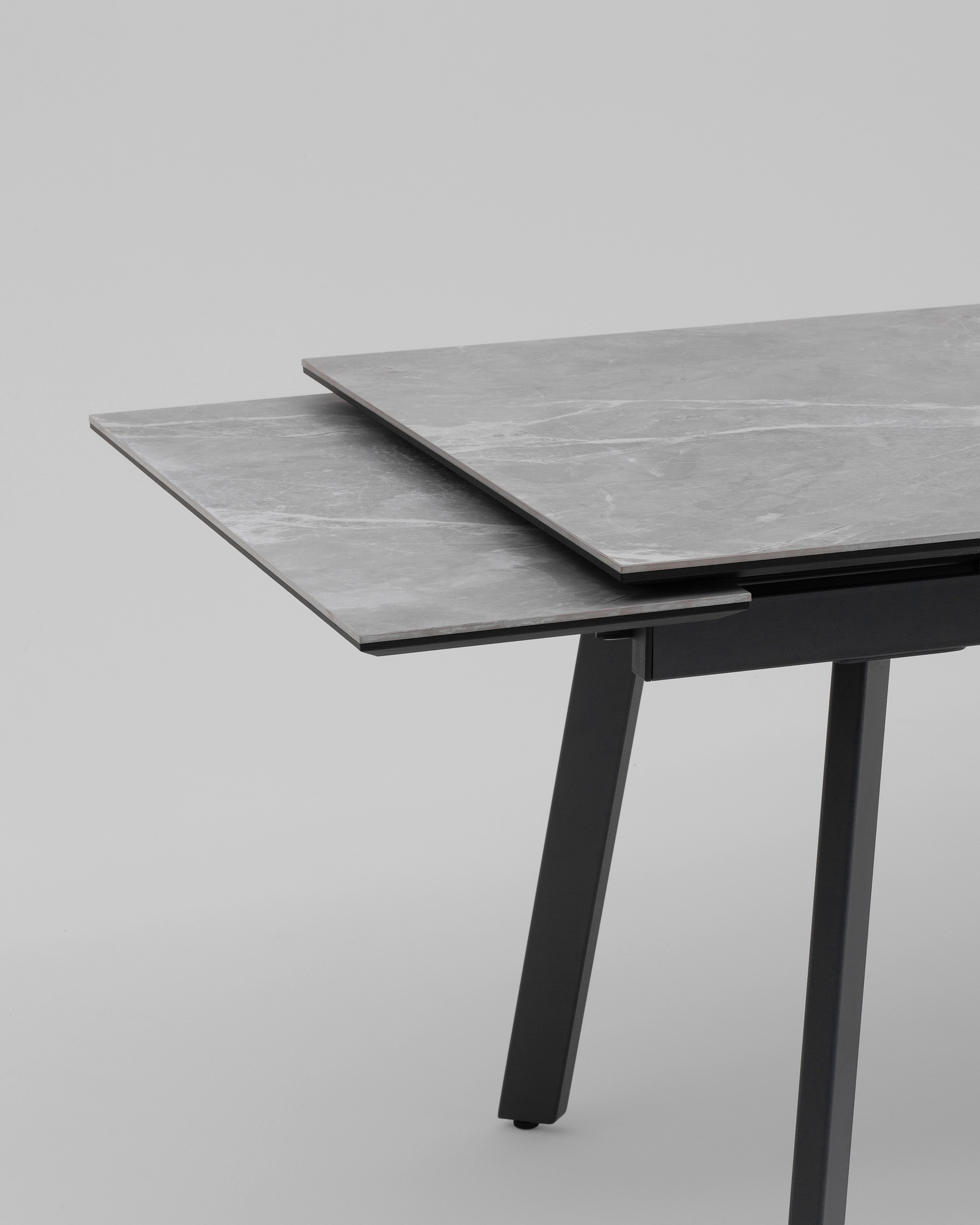 Стол Тайл 140-200/85/75 столешница керамика Larka Grey