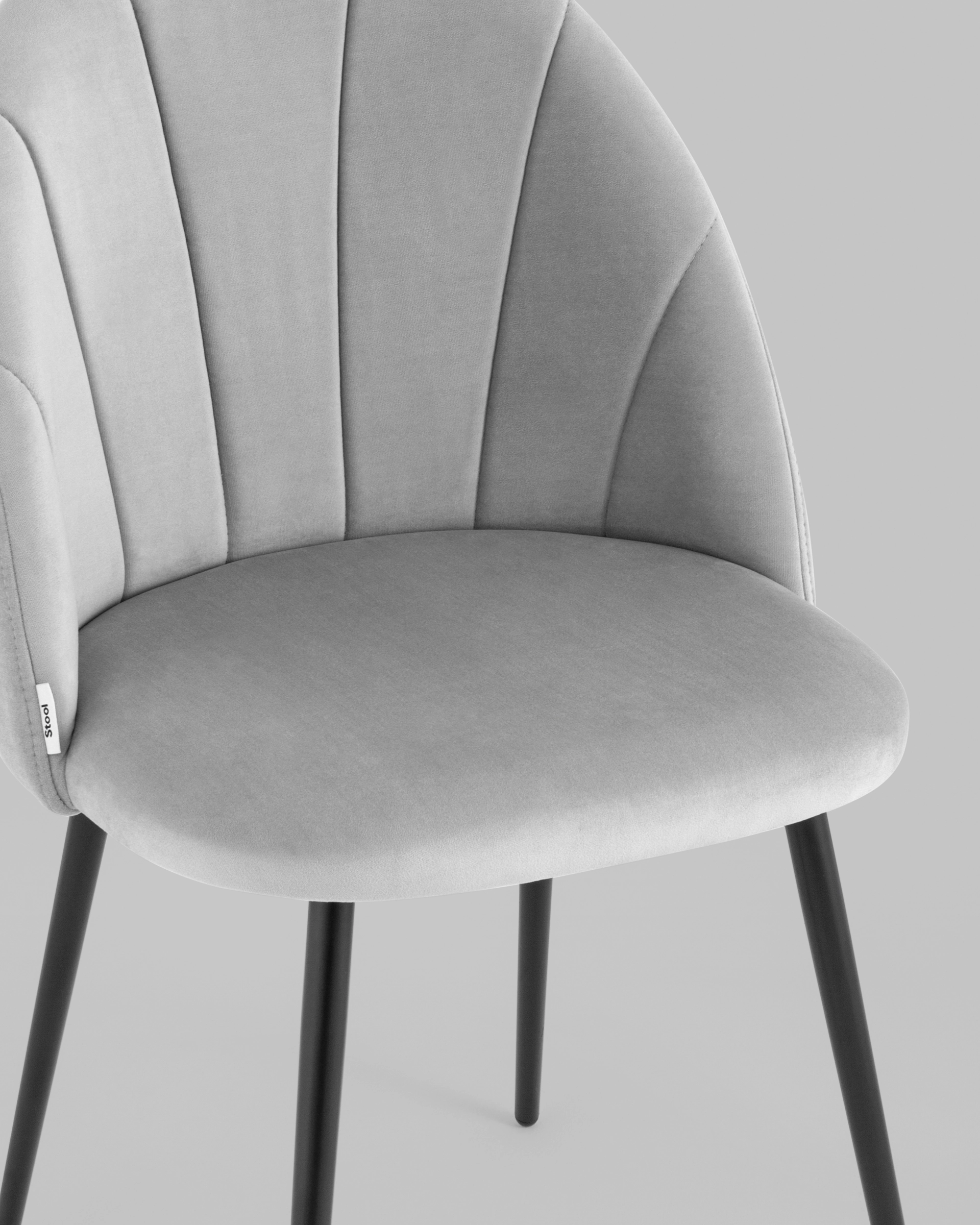 Стул Логан SN велюр светло-серый