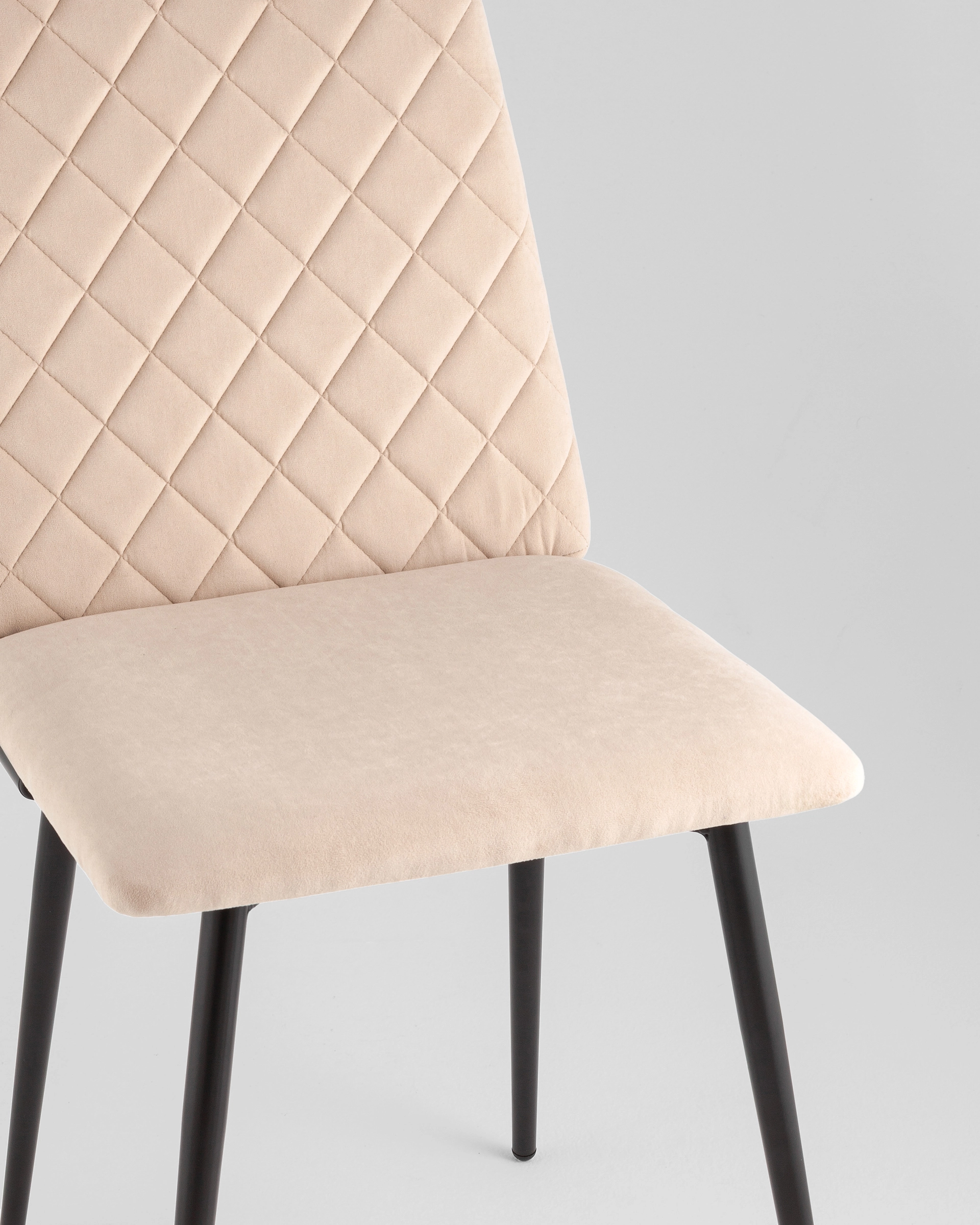 Стул Кристенсен Original велюр бежевый