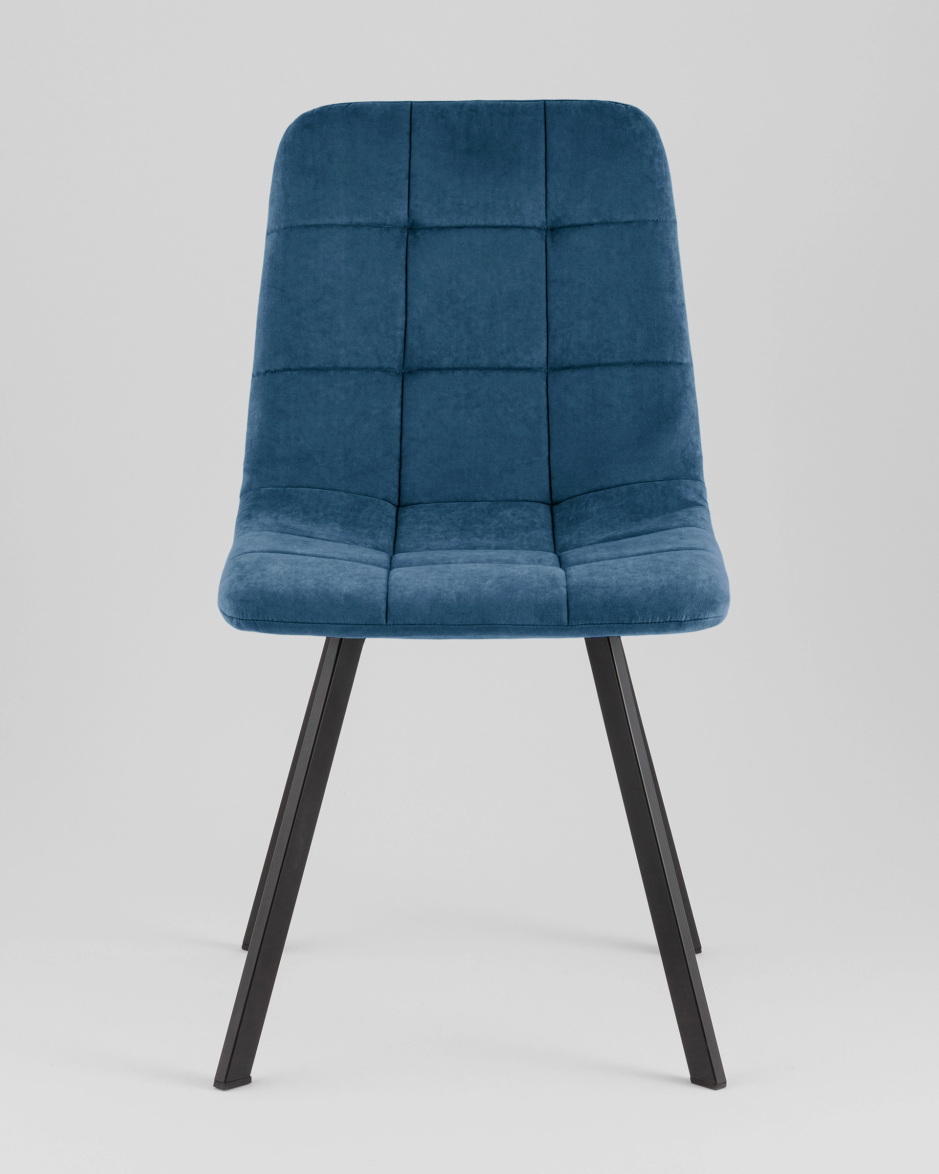 Стул Одди Original Square велюр синий (набор 4 шт)