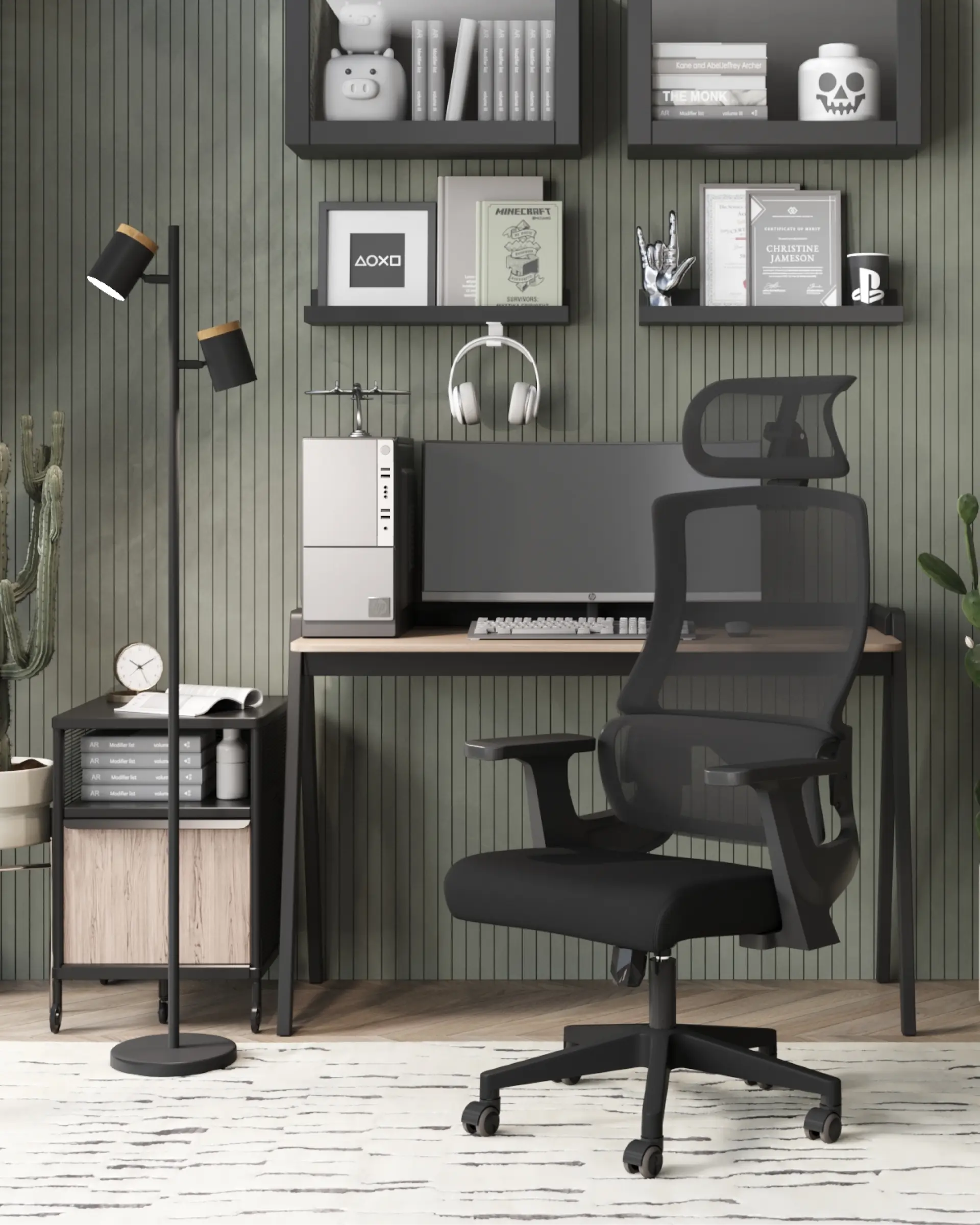 Кресло офисное TopChairs Vantage черный