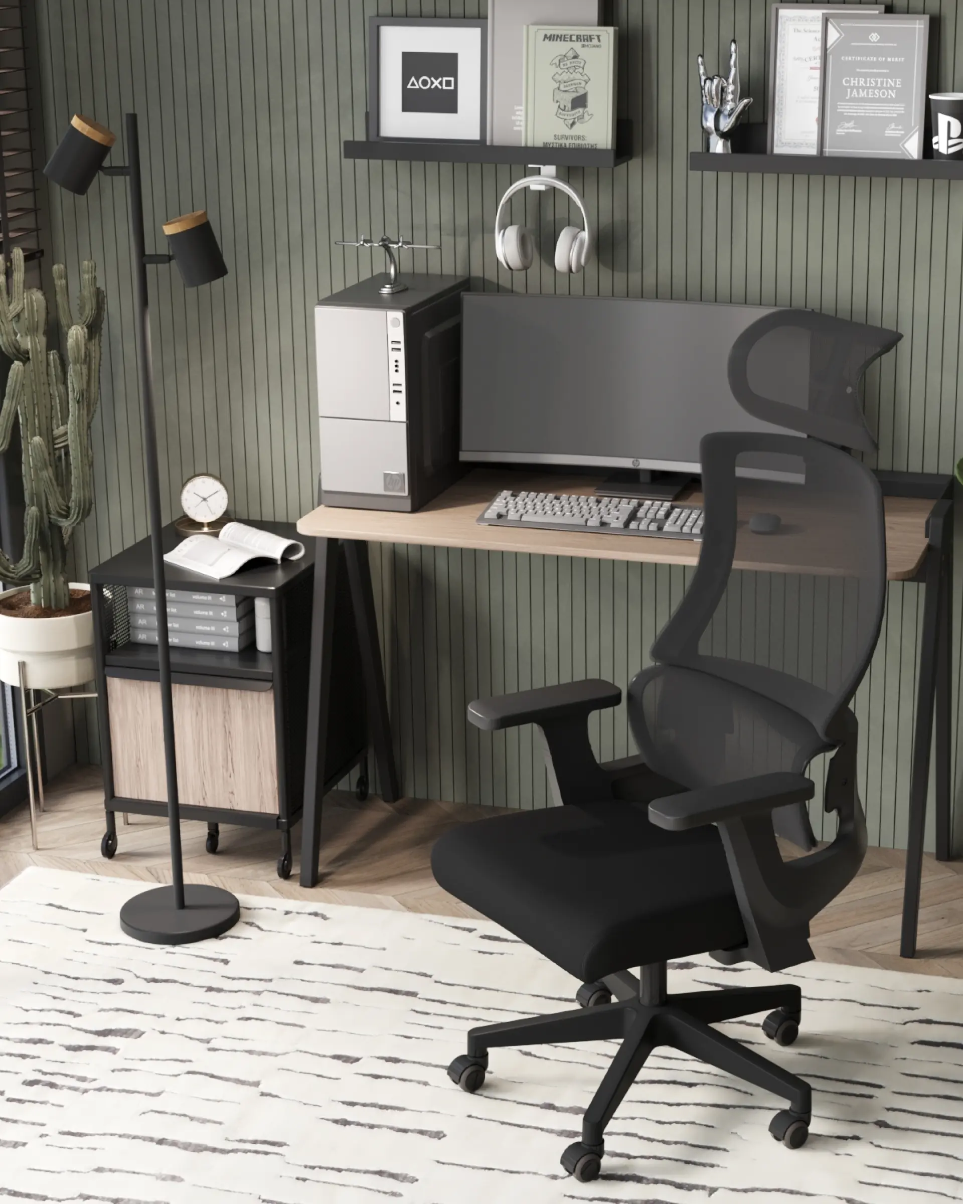 Кресло офисное TopChairs Vantage черный