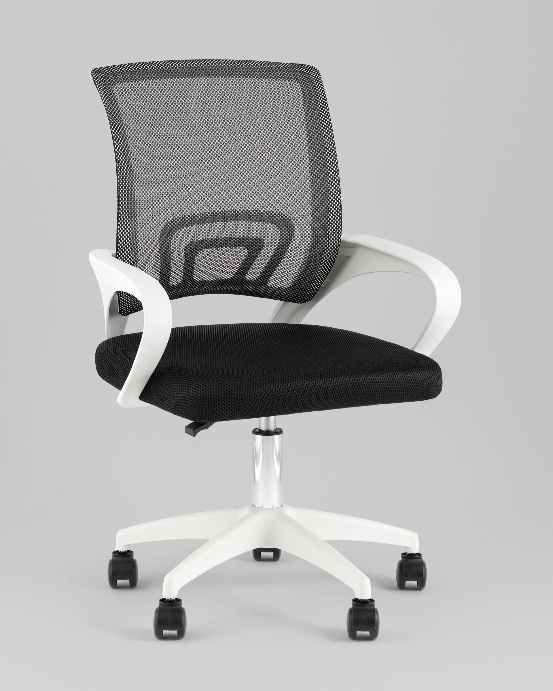 Кресло офисное TopChairs Simple SN черный пластик белый