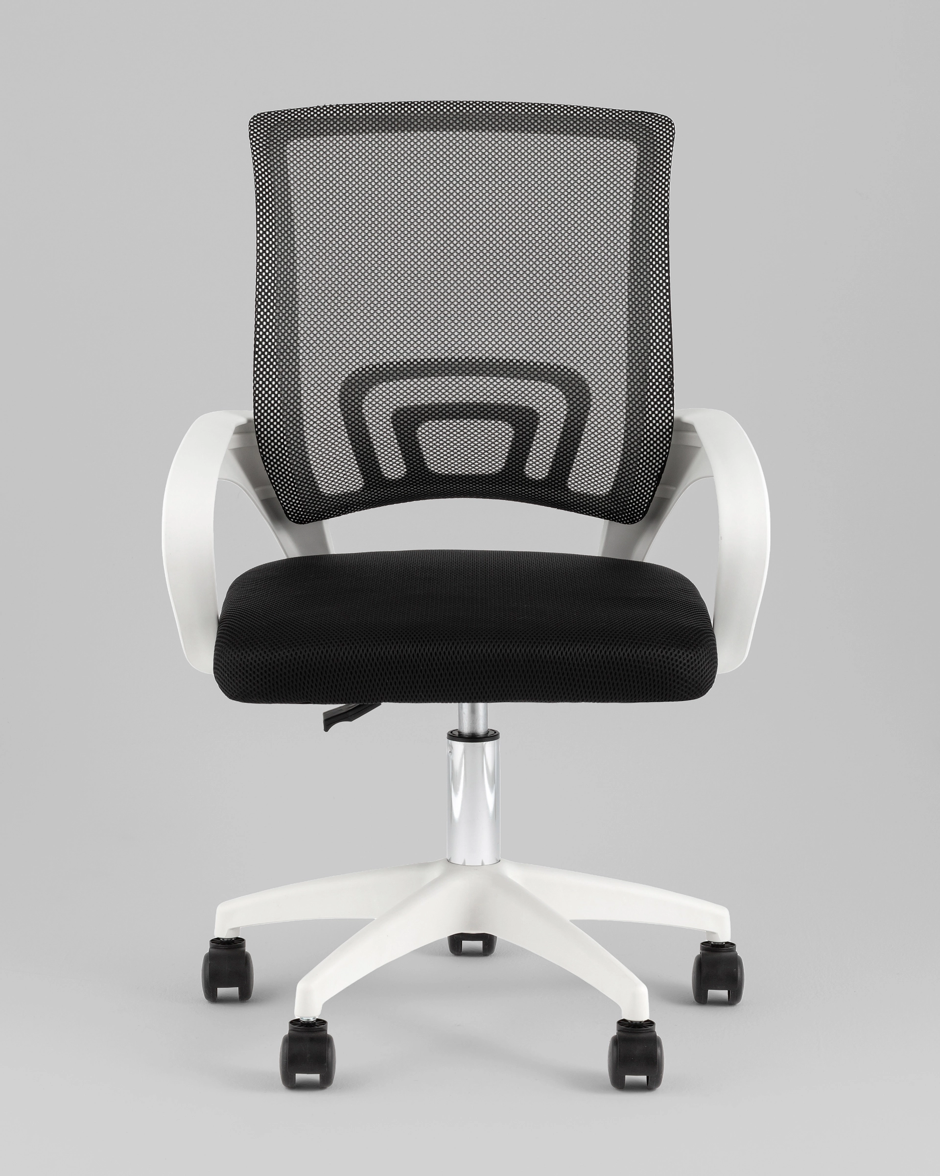 Кресло офисное TopChairs Simple SN черный пластик белый