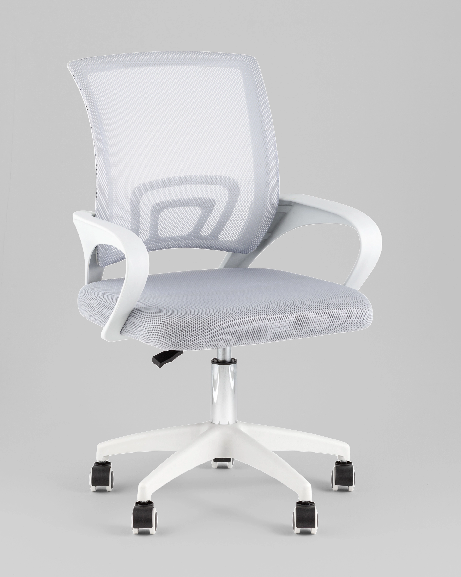 Кресло офисное TopChairs Simple SN серый пластик белый