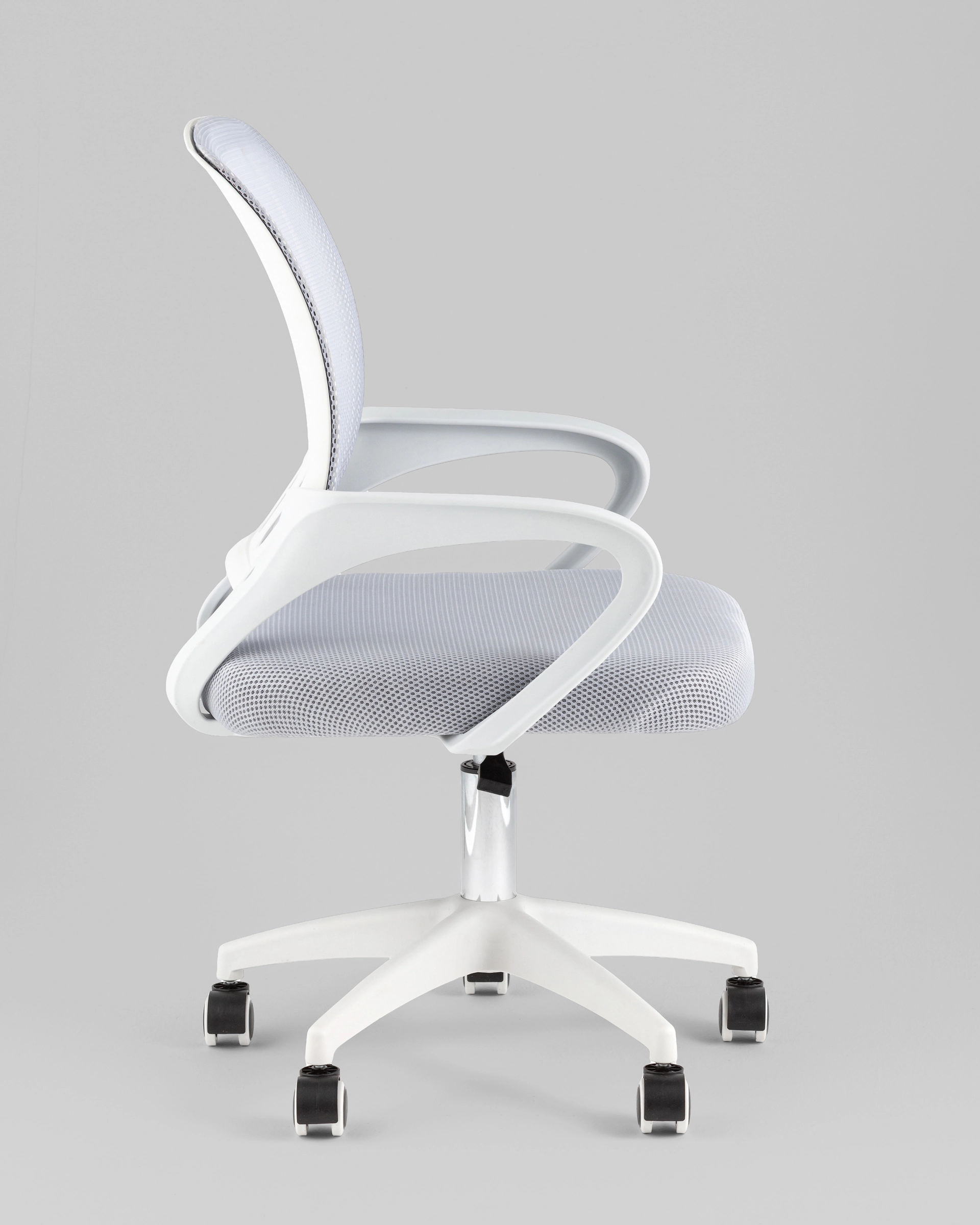 Кресло офисное TopChairs Simple SN серый пластик белый