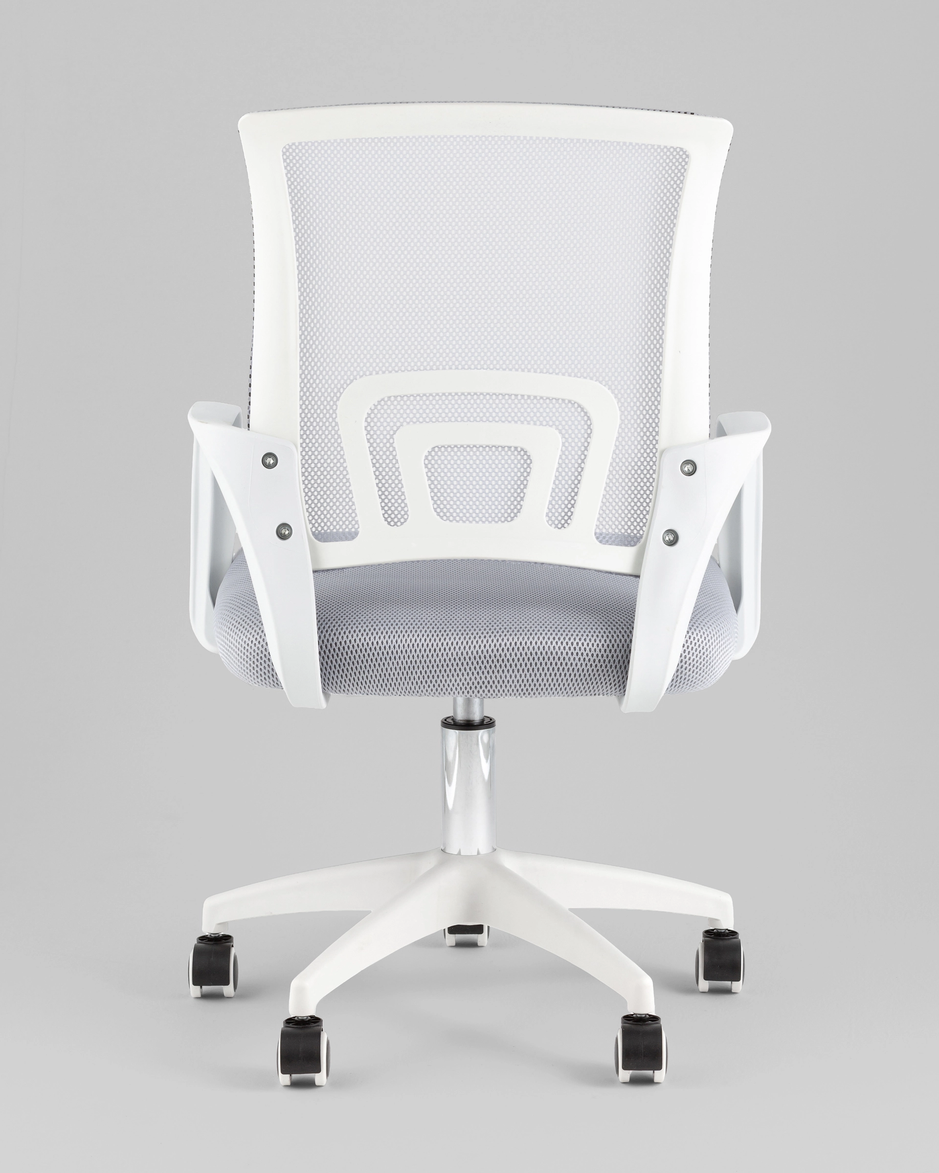 Кресло офисное TopChairs Simple SN серый пластик белый