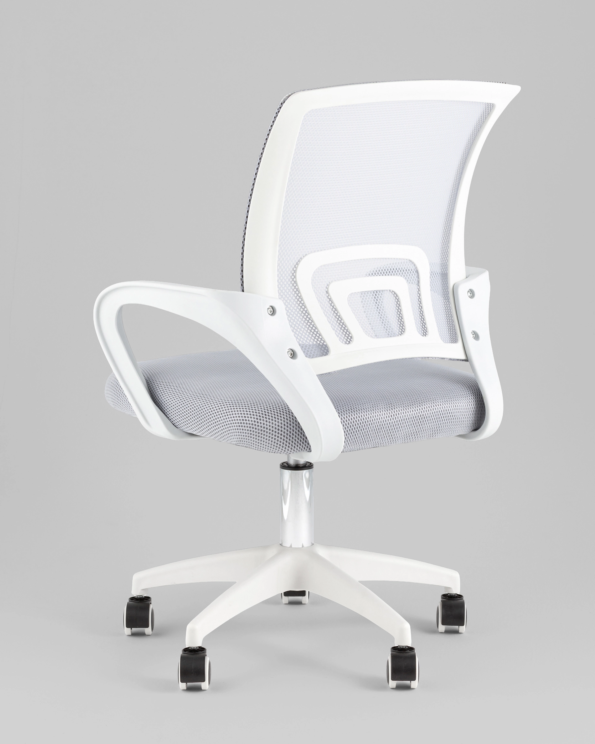 Кресло офисное TopChairs Simple SN серый пластик белый