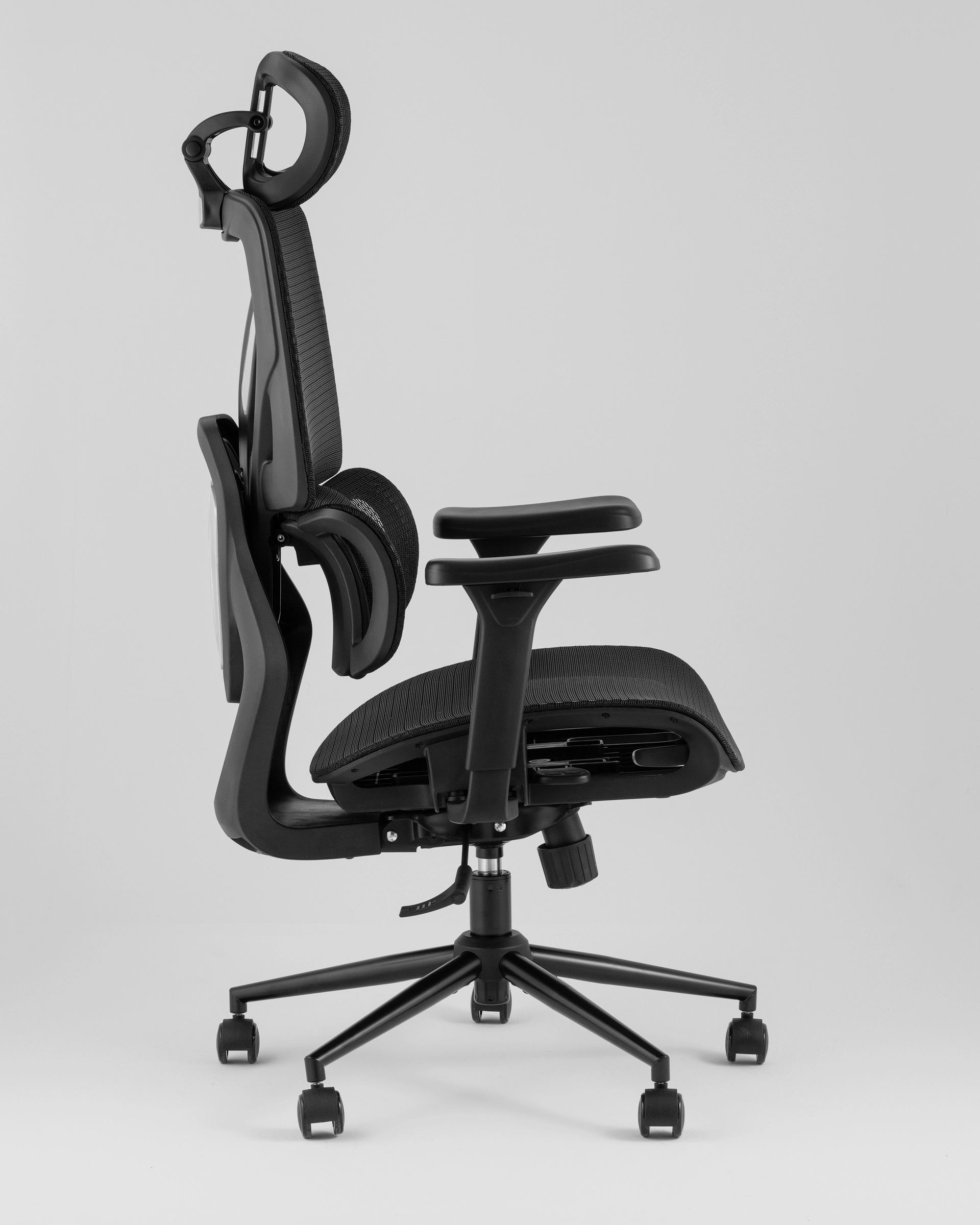 Кресло офисное TopChairs Structo черная сетка