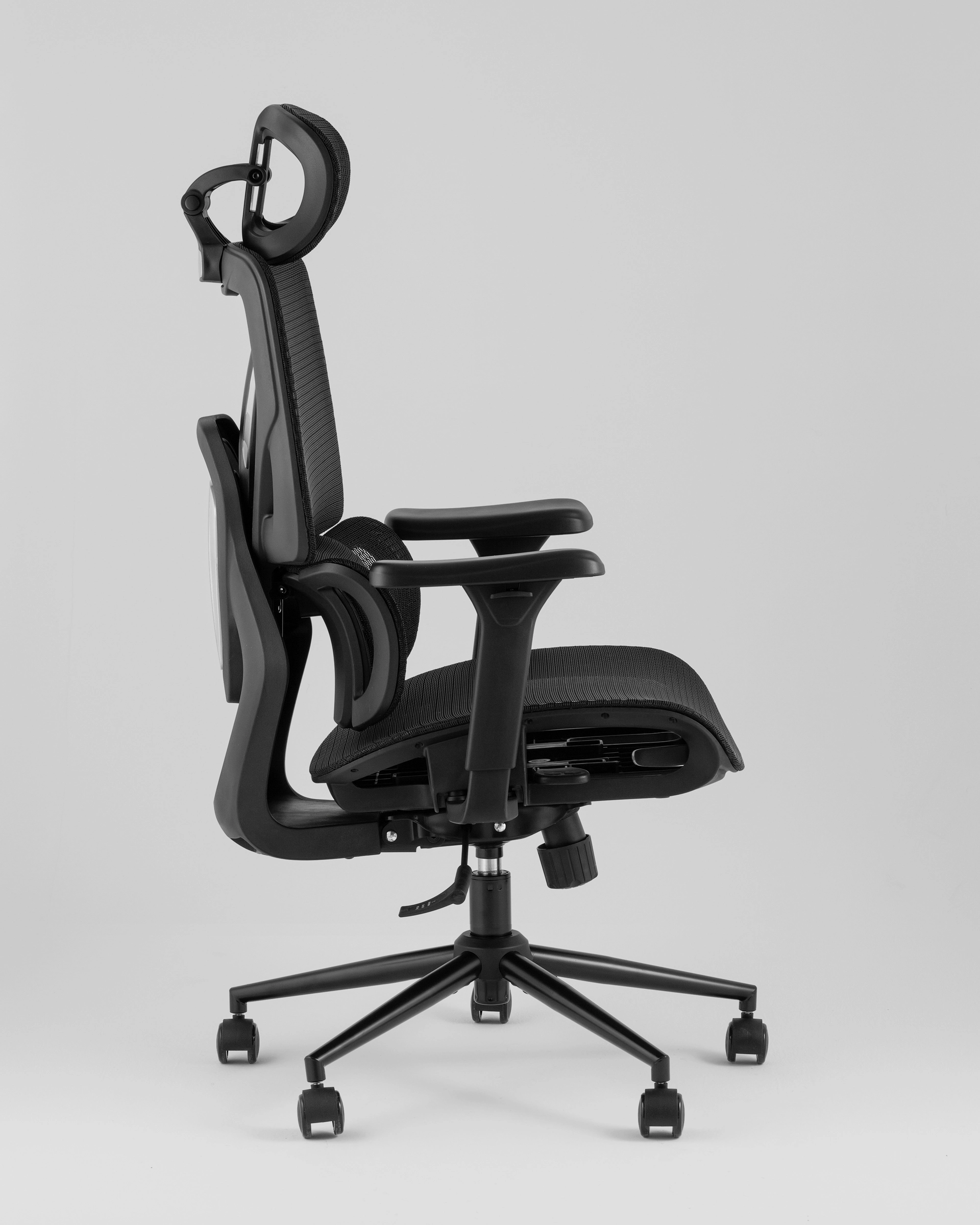 Кресло офисное TopChairs Structo черная сетка