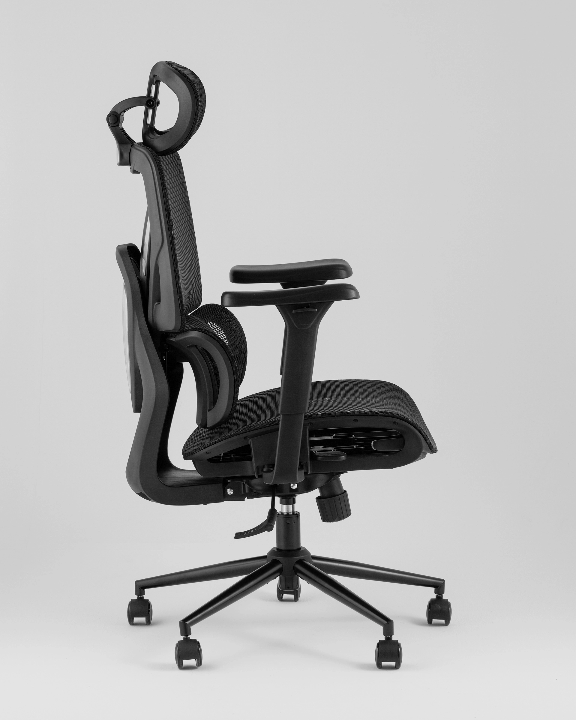 Кресло офисное TopChairs Structo черная сетка