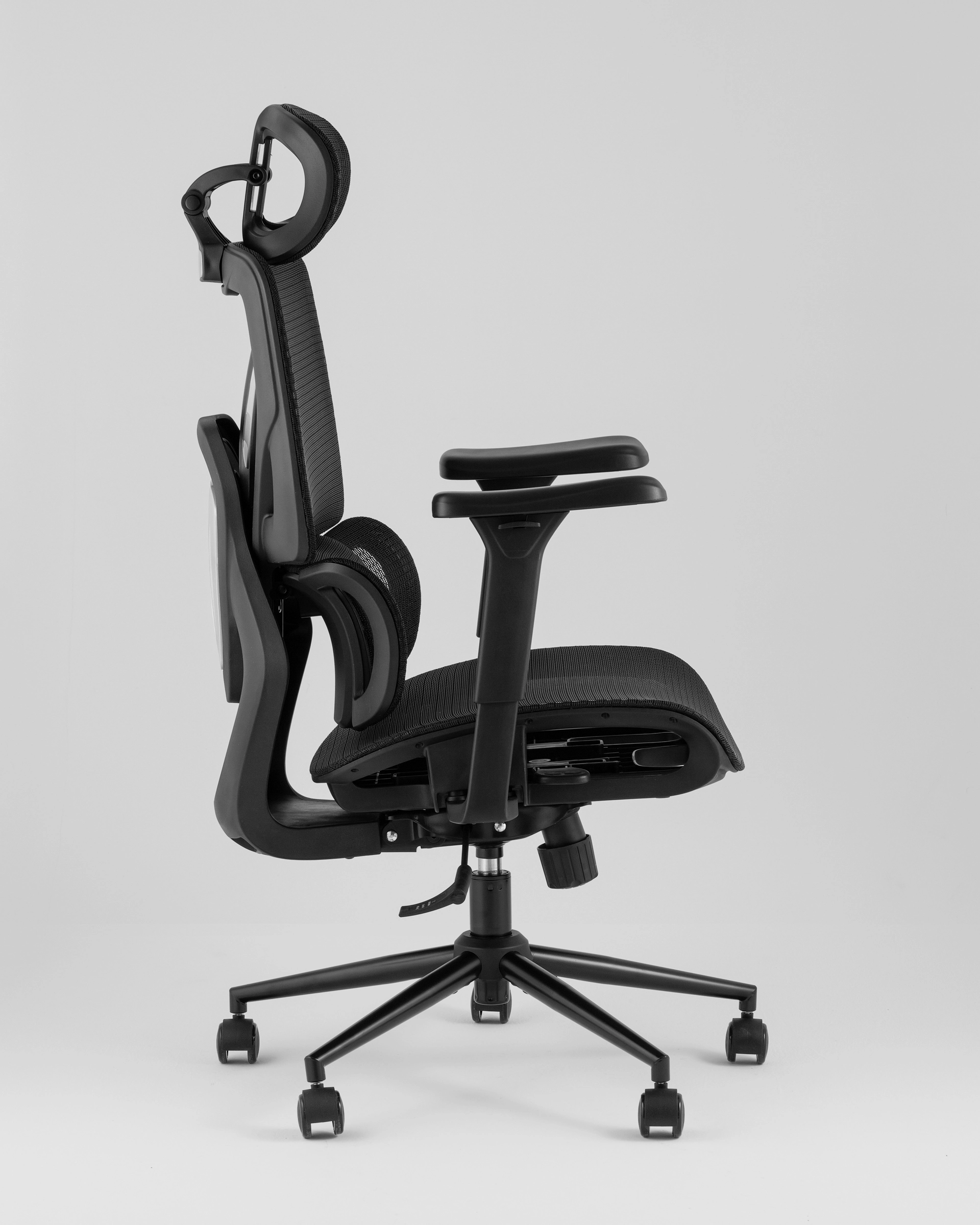 Кресло офисное TopChairs Structo черная сетка