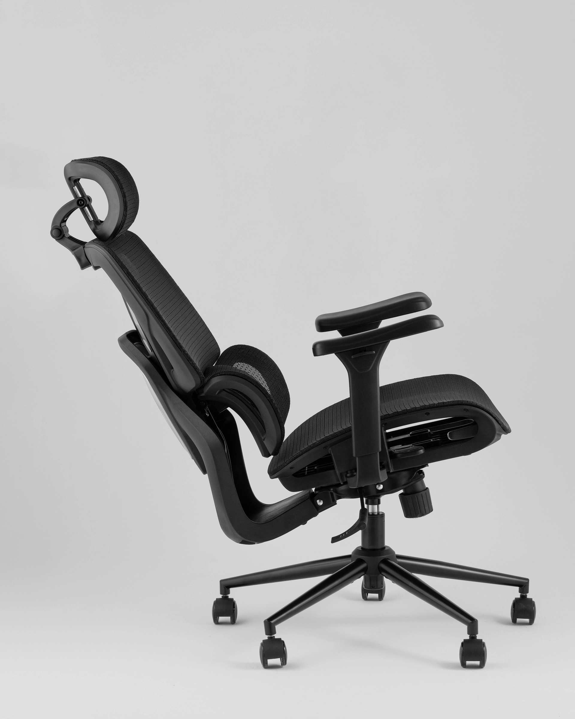Кресло офисное TopChairs Structo черная сетка