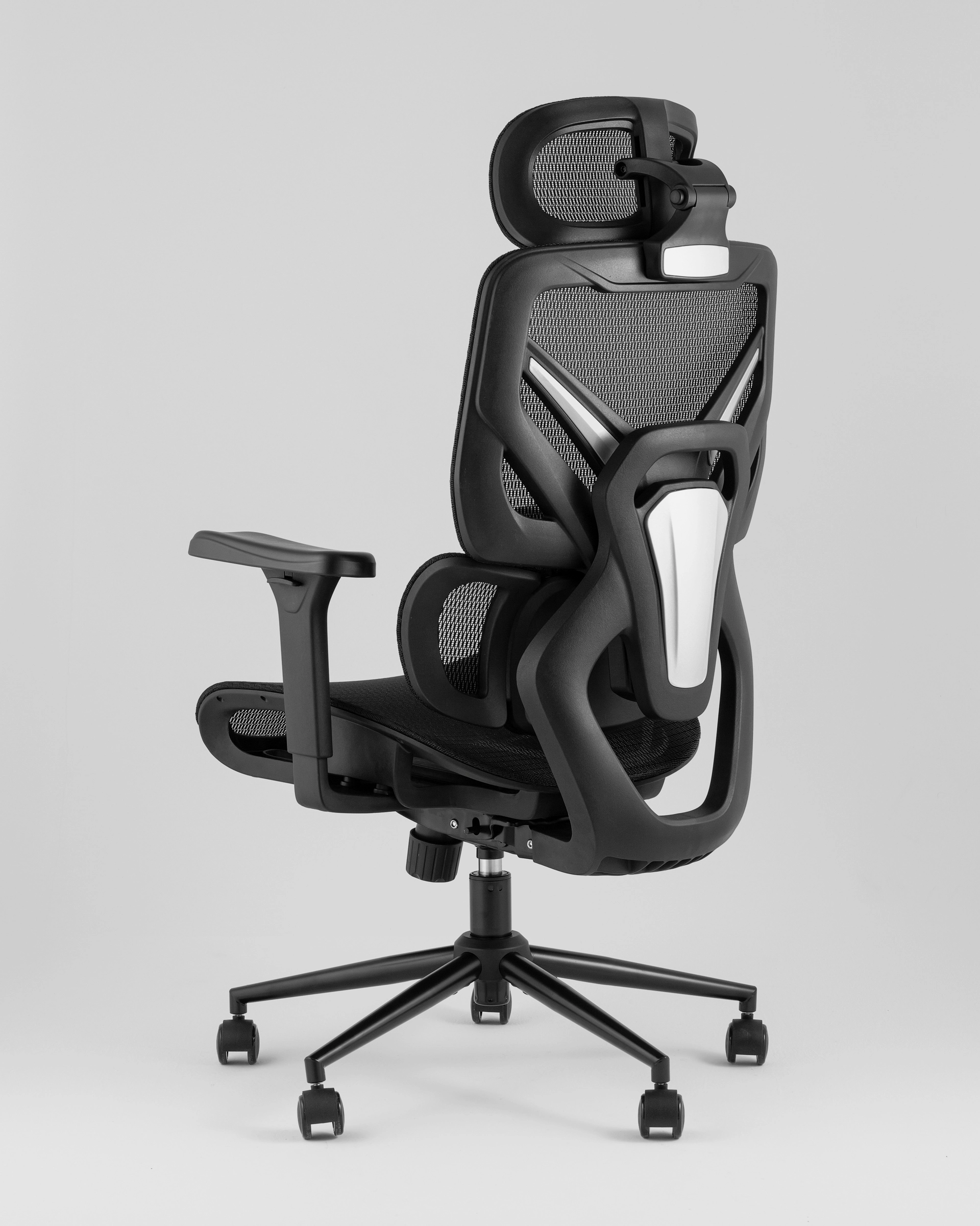 Кресло офисное TopChairs Structo черная сетка
