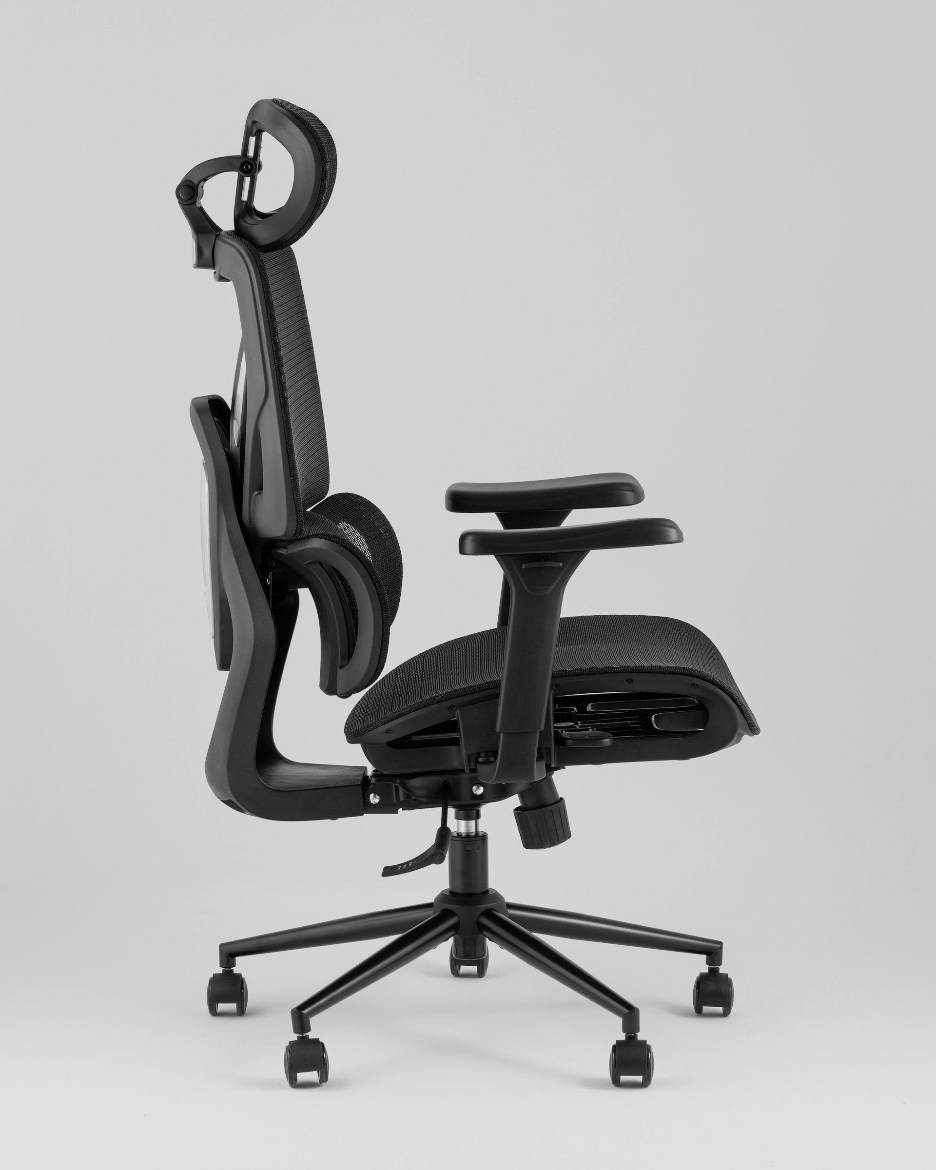 Кресло офисное TopChairs Structo черная сетка