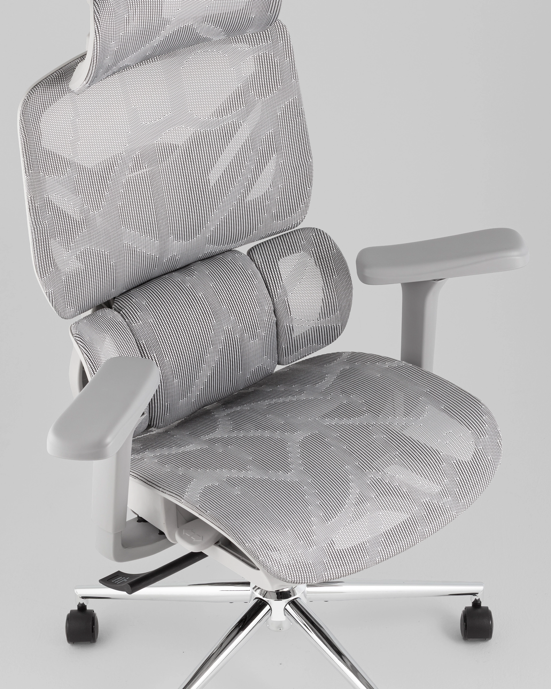 Кресло офисное TopChairs Structo серая сетка