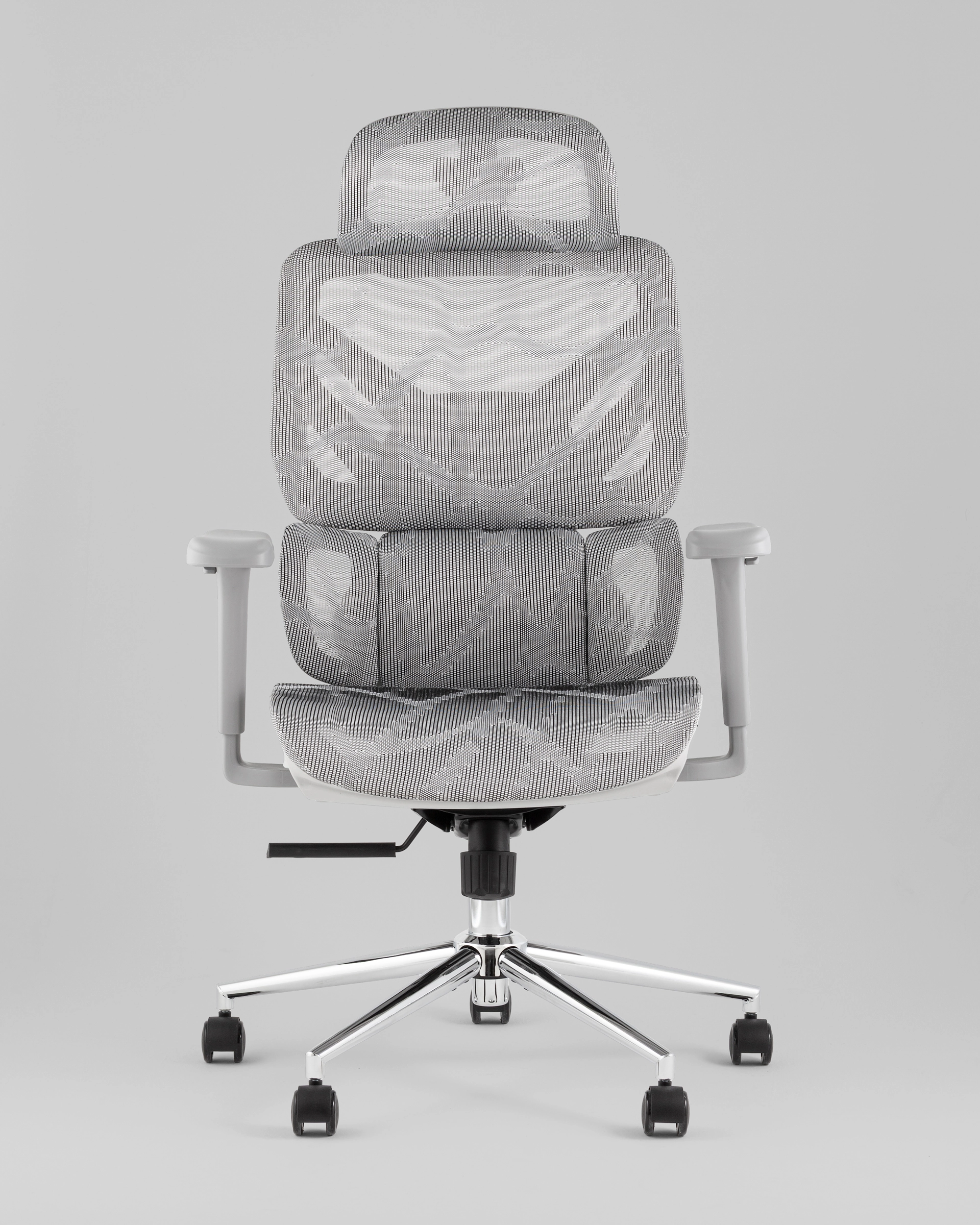 Кресло офисное TopChairs Structo серая сетка