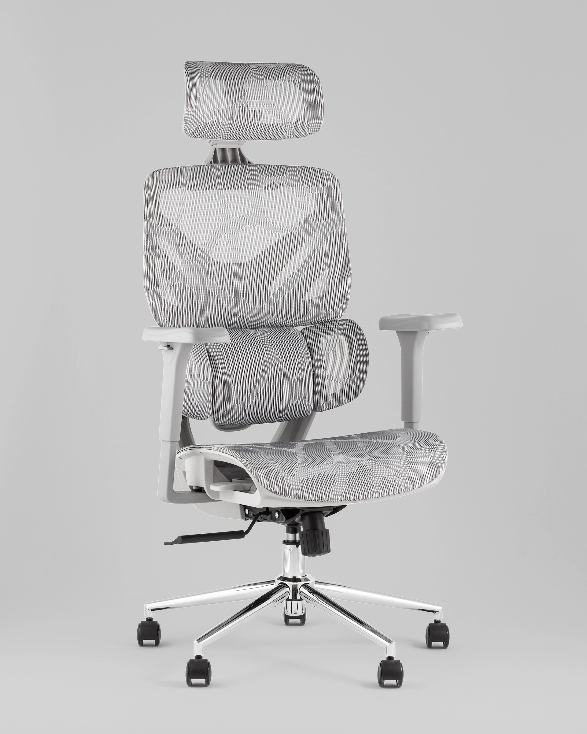 Кресло офисное TopChairs Structo серая сетка