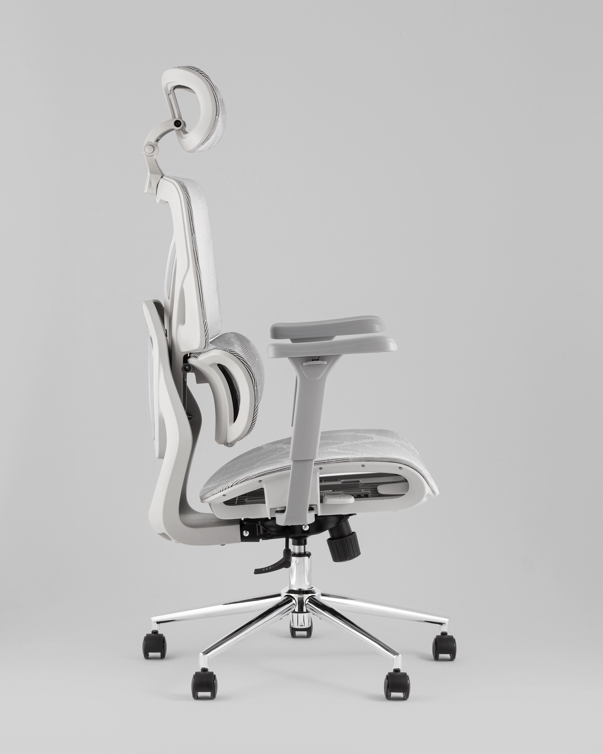 Кресло офисное TopChairs Structo серая сетка
