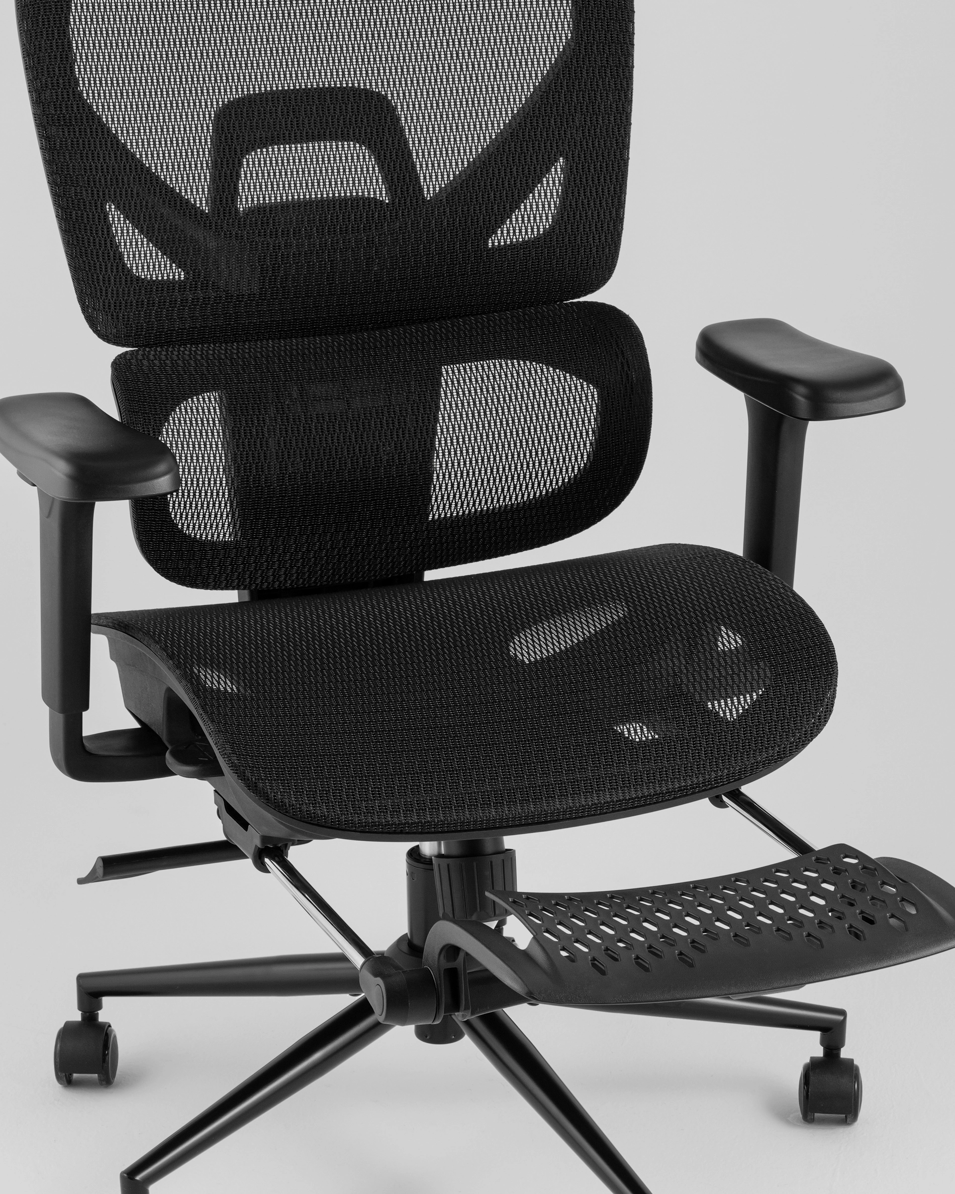 Кресло офисное TopChairs Vertus черная сетка